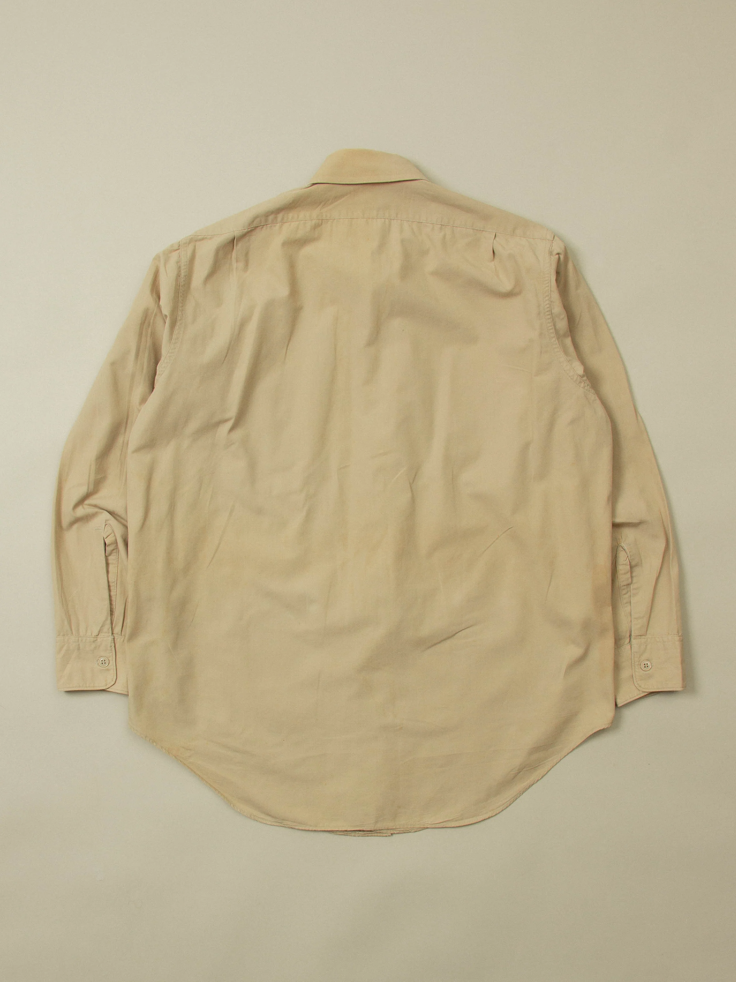 Vtg 1960s US Army Khaki Shirt (S/M) - Image 3