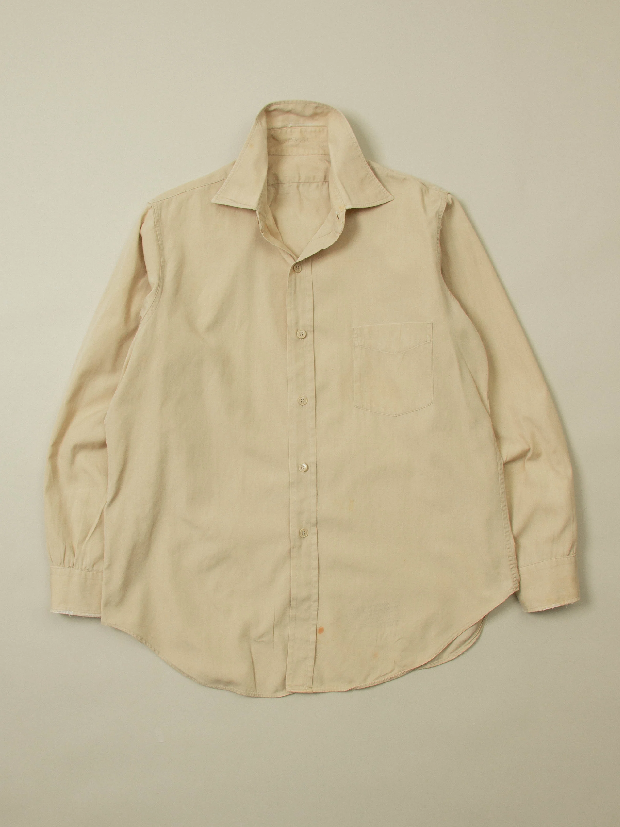 Vtg 1960s US Army Khaki Shirt (S/M)
