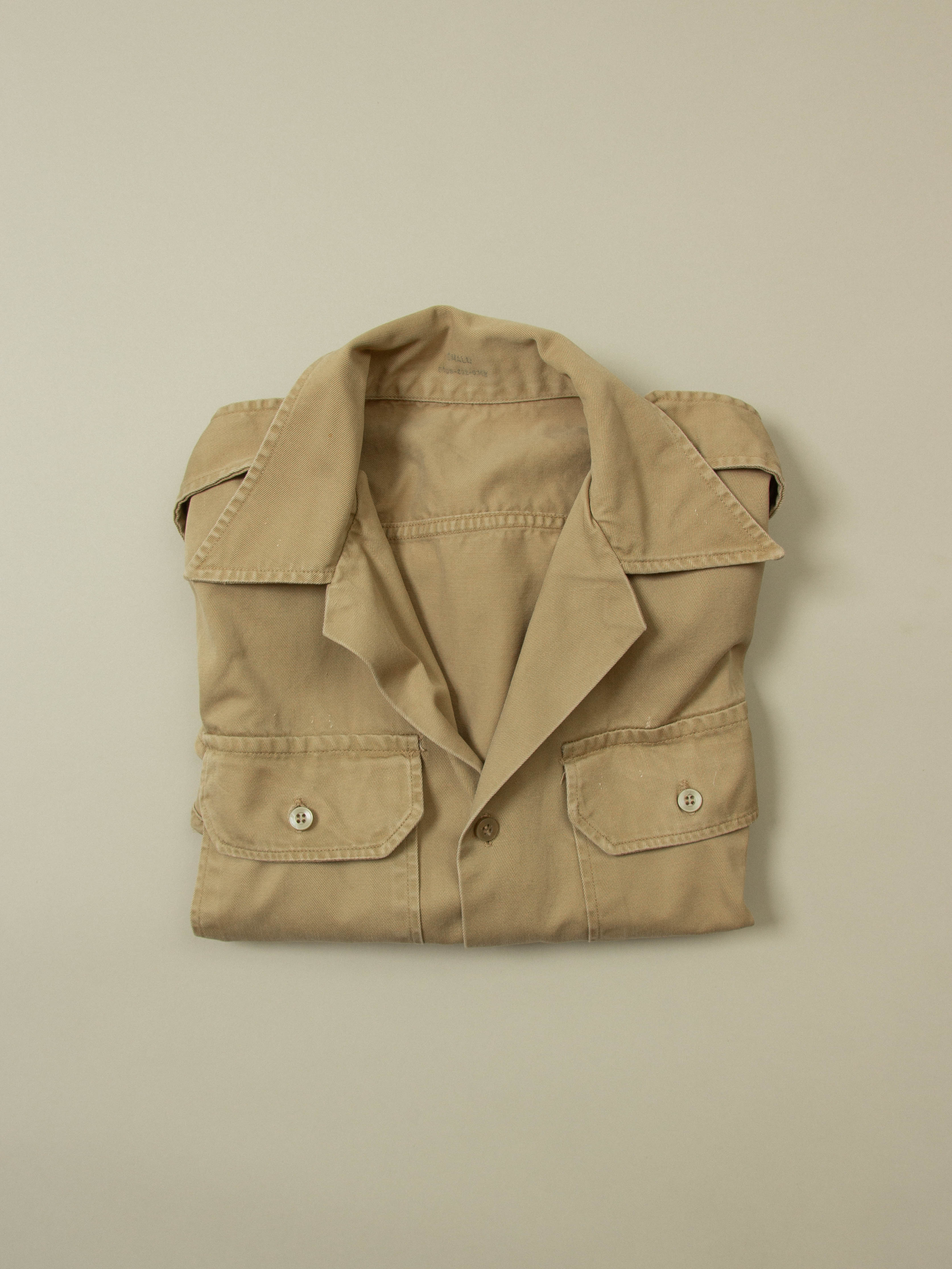 Vtg 1960s US Army Short Sleeve Officer Shirt (S) - Image 6