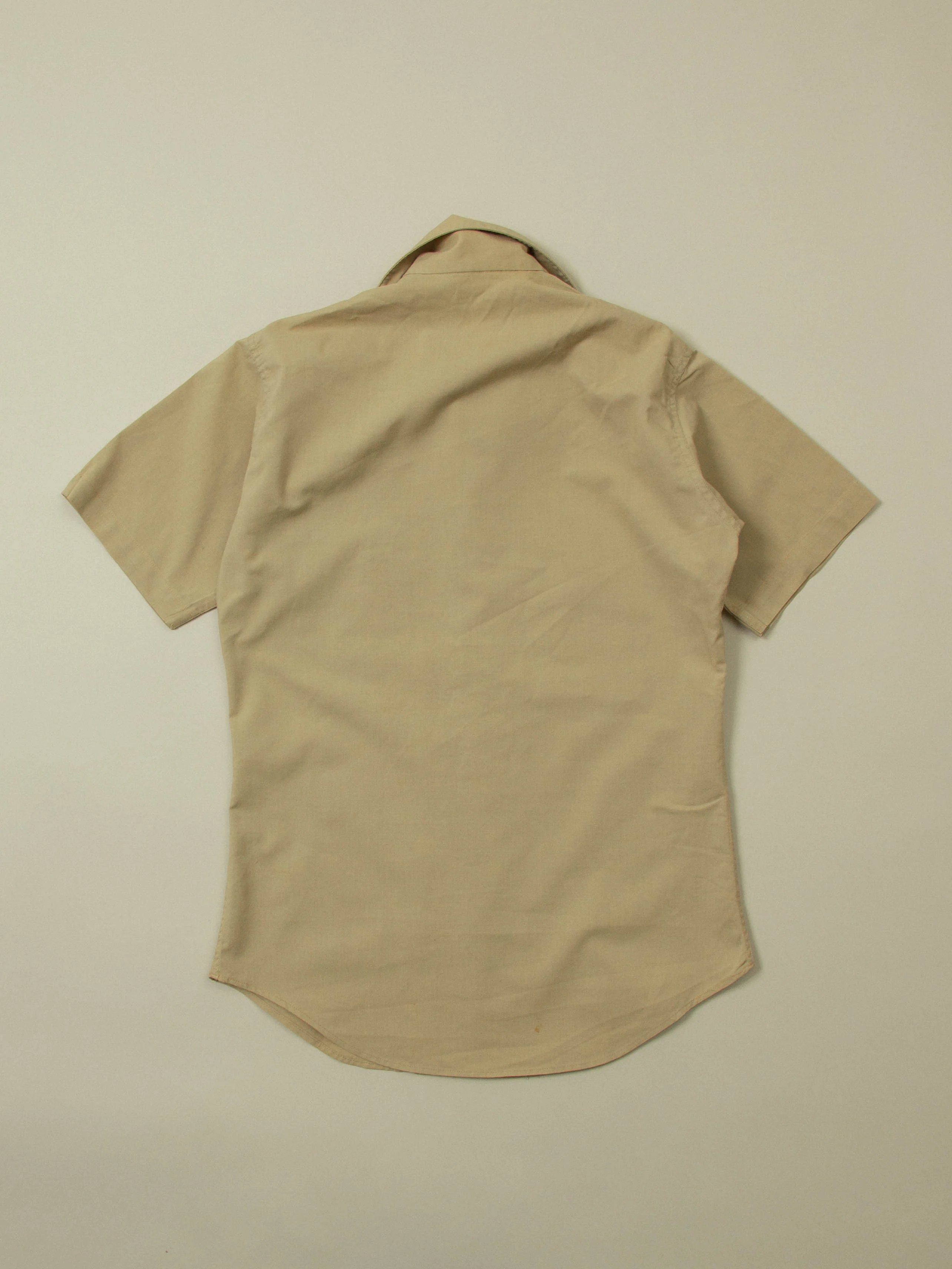 Vtg 1960s US Army Short Sleeve Officer Shirt (S) - Image 2
