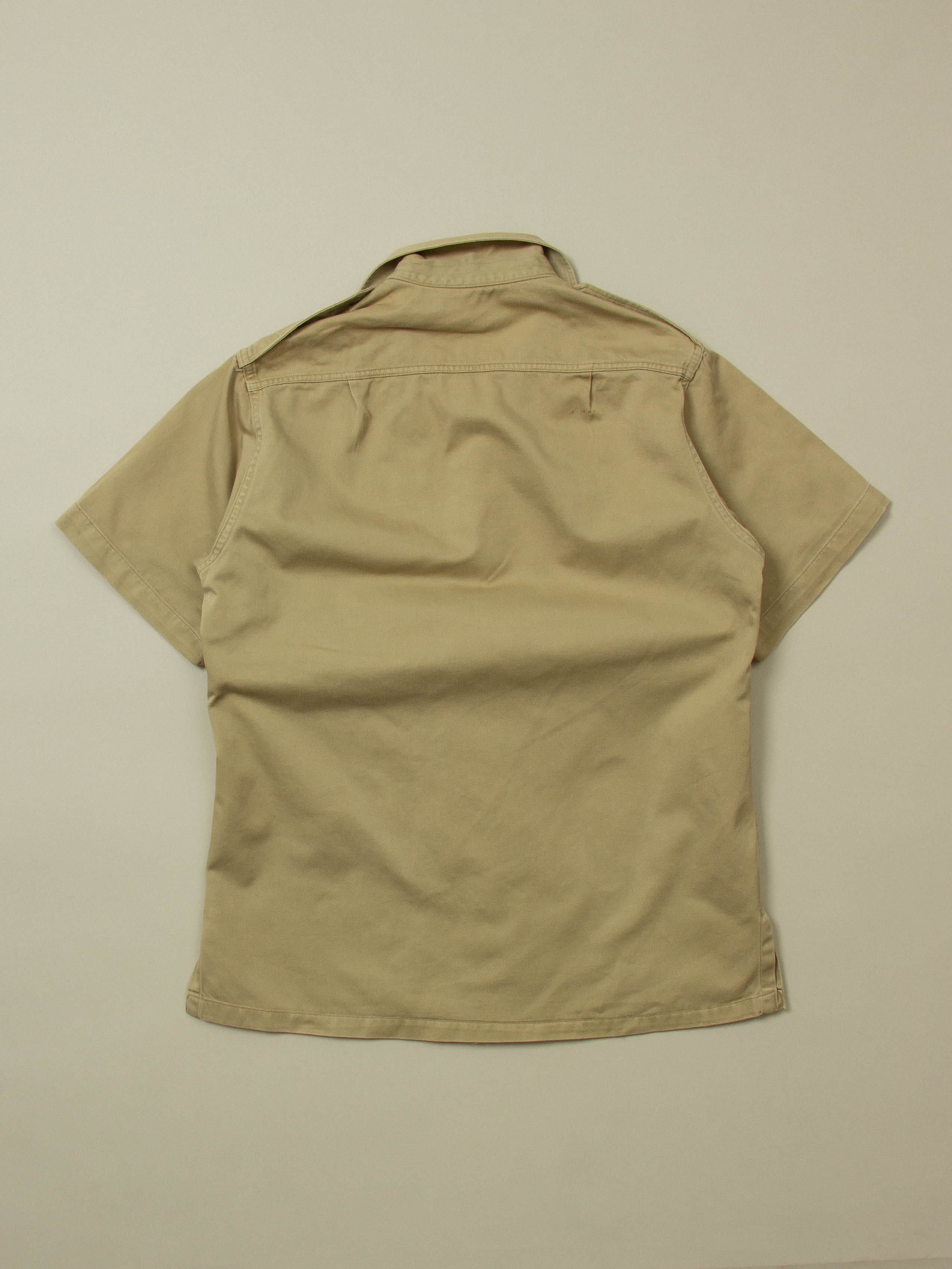 Vtg 1950s US Army Short Sleeve Officer Shirt (S) - Image 5