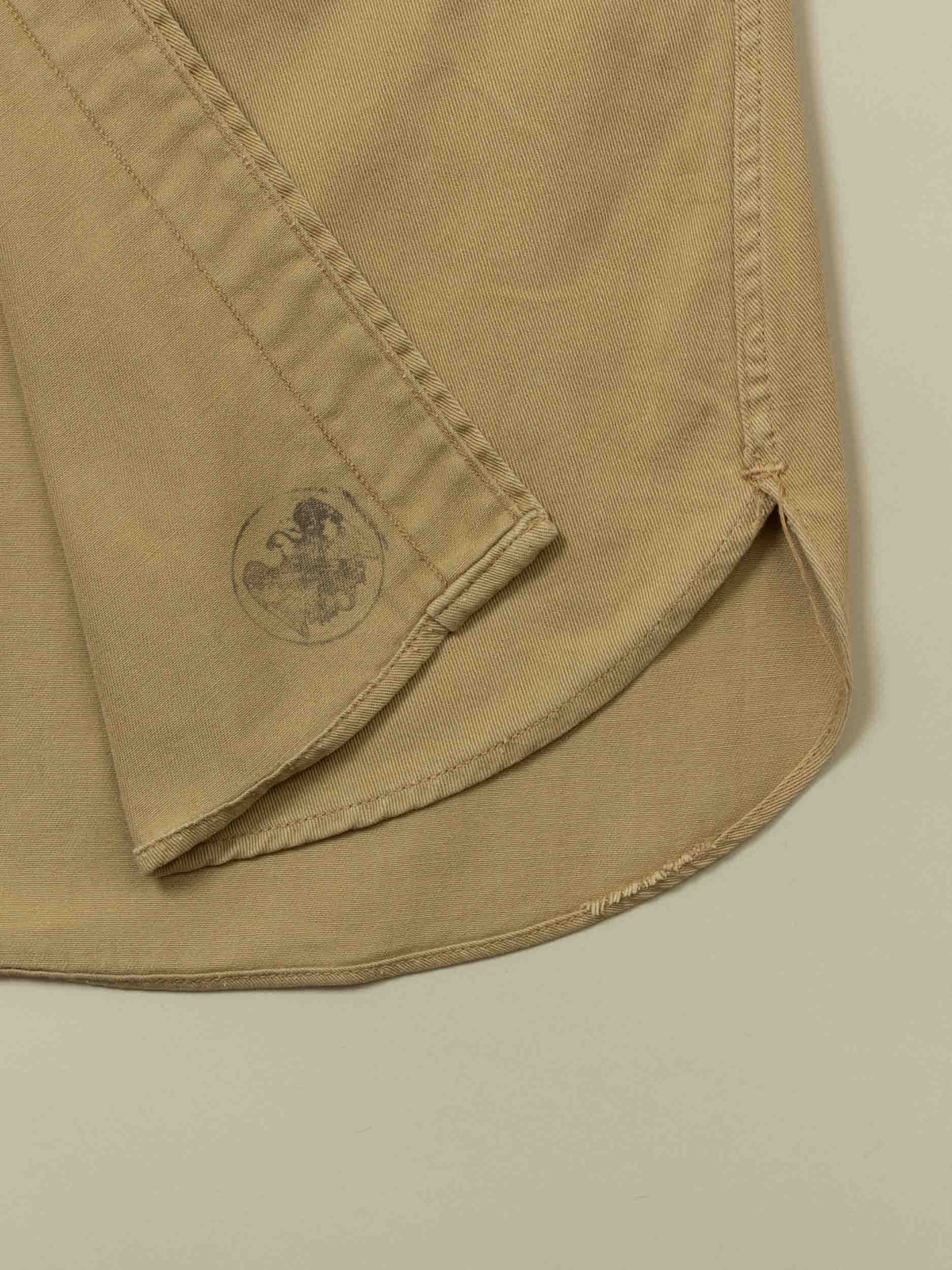 Vtg 1960s US Army Short Sleeve Officer Shirt (S/M) - Image 5