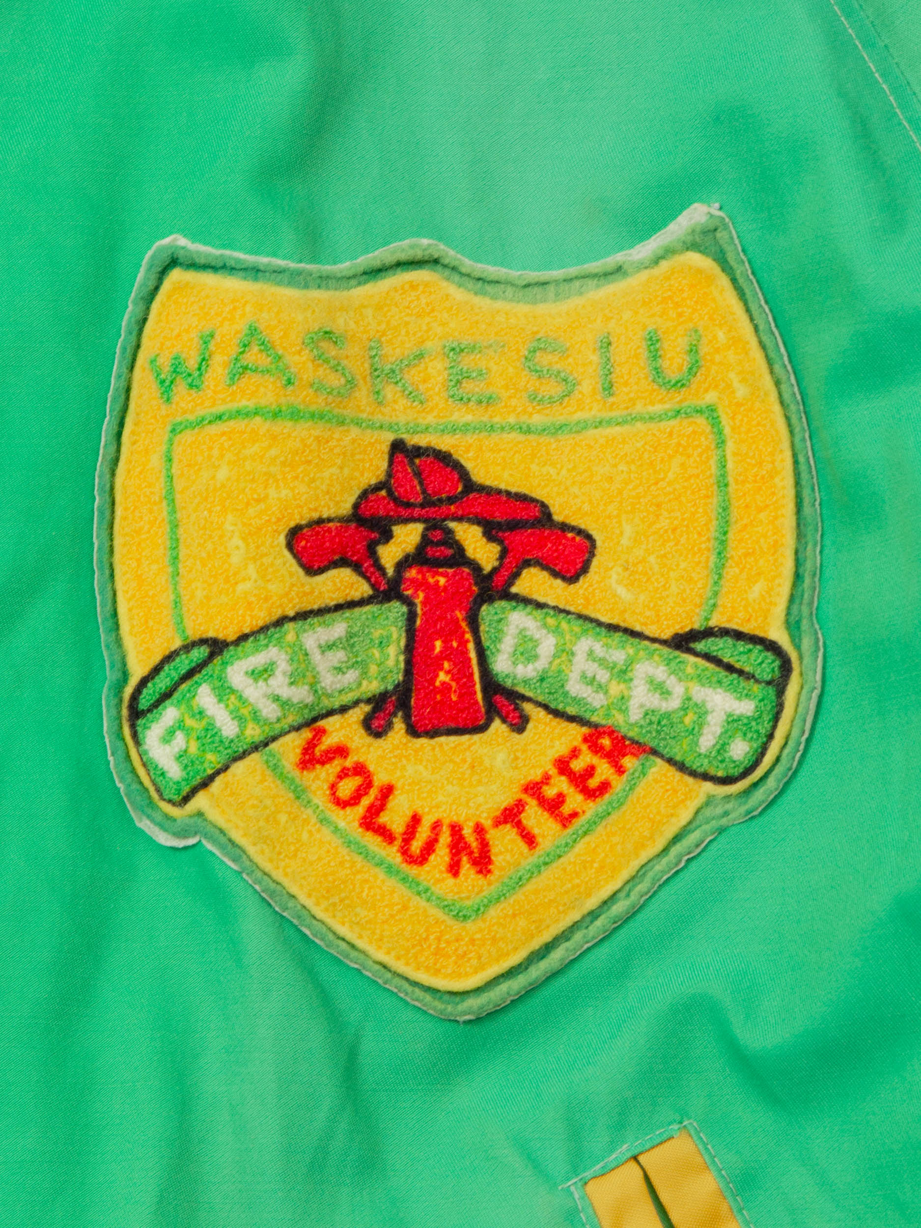 Vtg 1960s Waskesiu Fire Department Jacket - Made in Canada (M) - Image 2