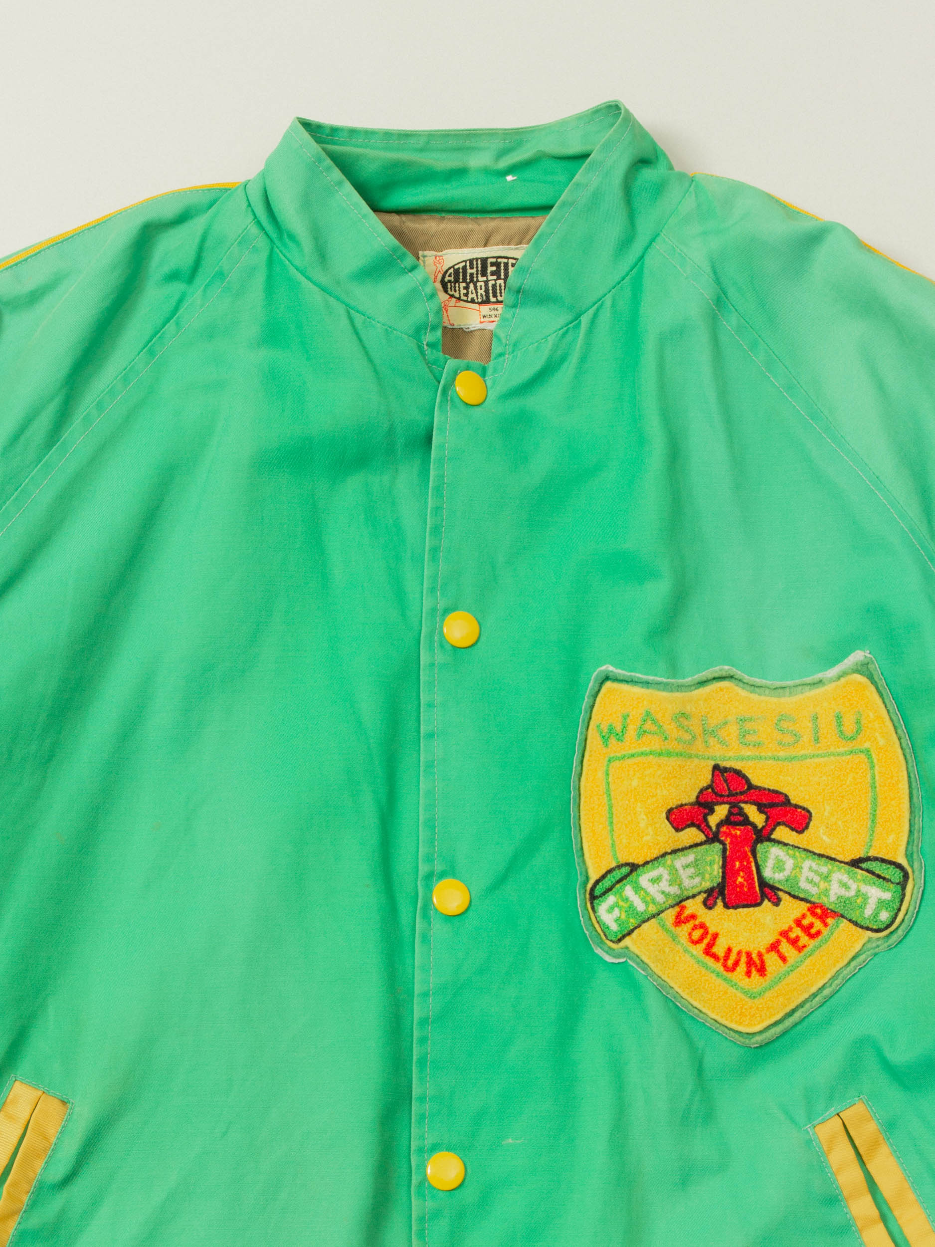 Vtg 1960s Waskesiu Fire Department Jacket - Made in Canada (M) - Image 5