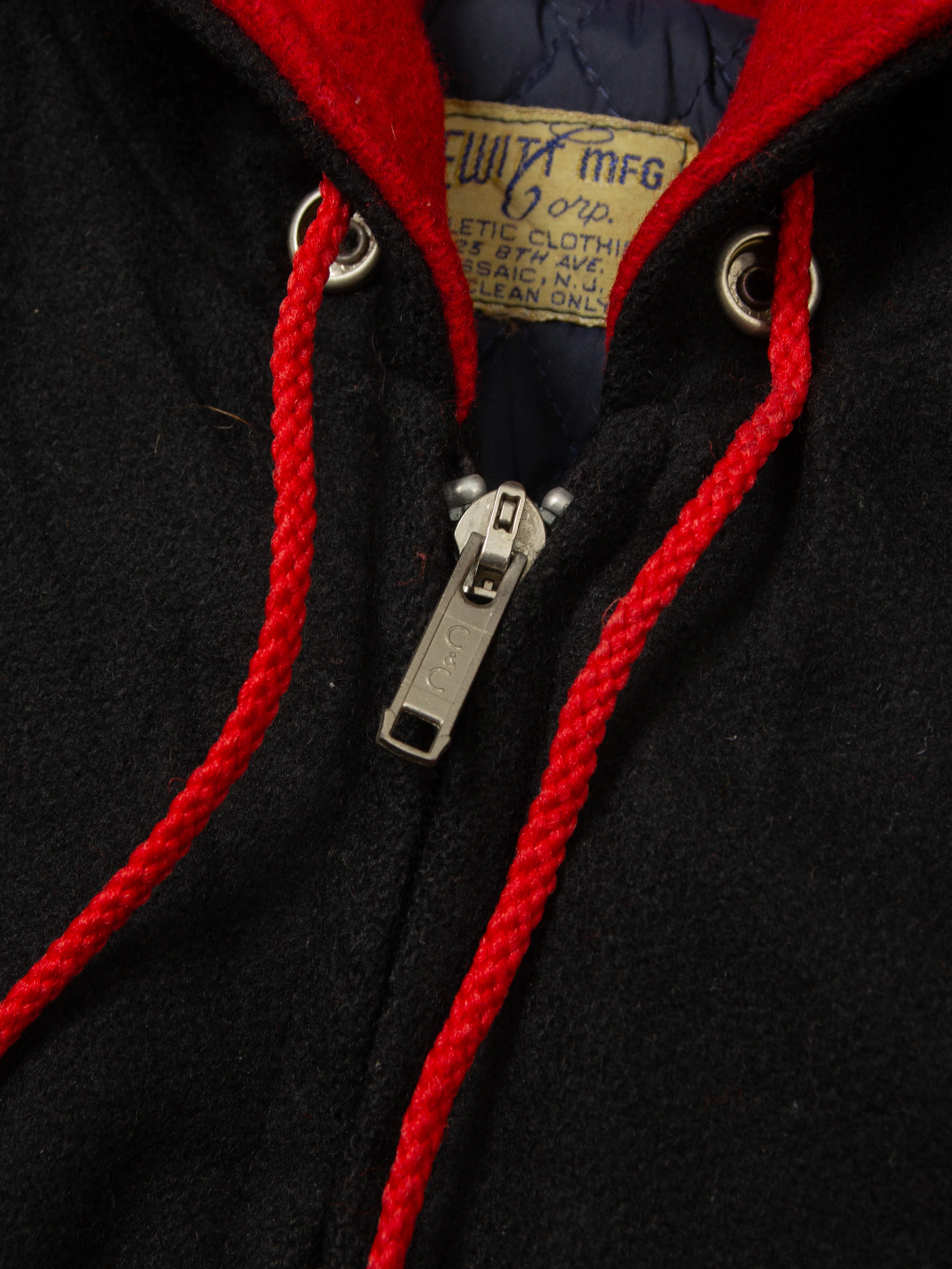 Vtg 1960s Hewitt Mfg. Hooded Varsity Jacket (M) - Image 5