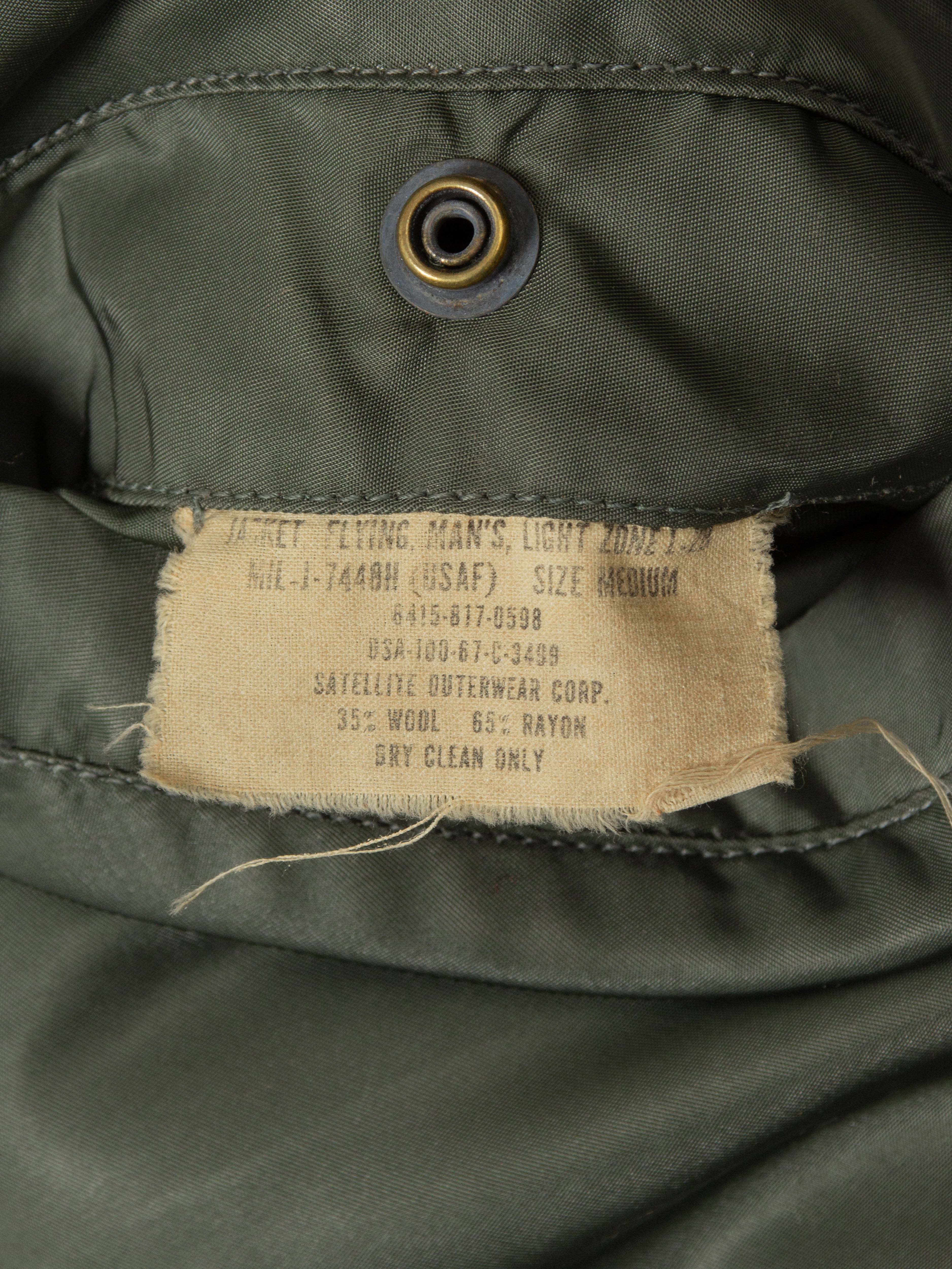 Vtg 1967 US Air Force L-2B Flight Jacket (S) - Image 2