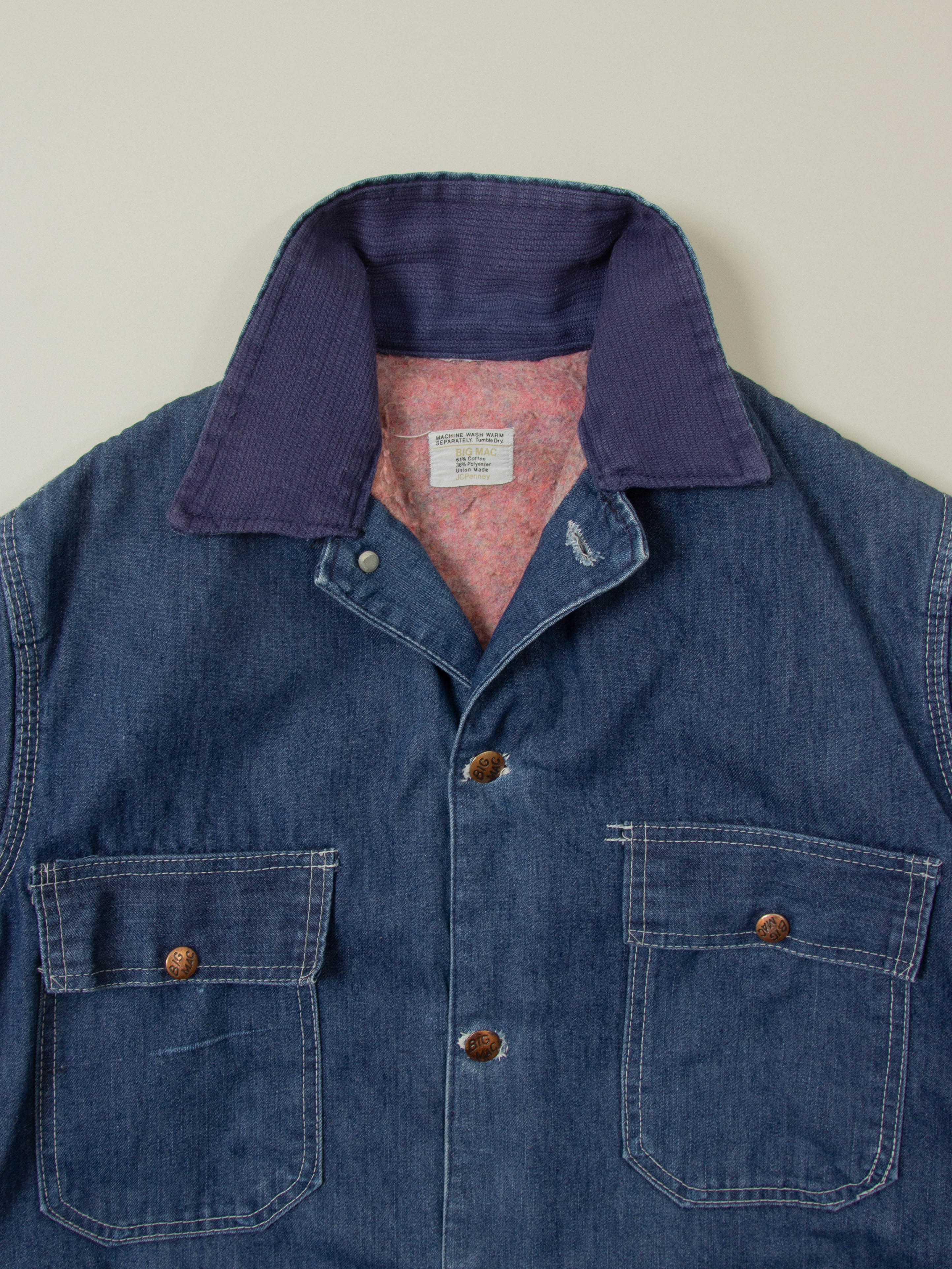 Vtg 1970s Big Mac Loco Chore Jacket (S/M) - Image 2