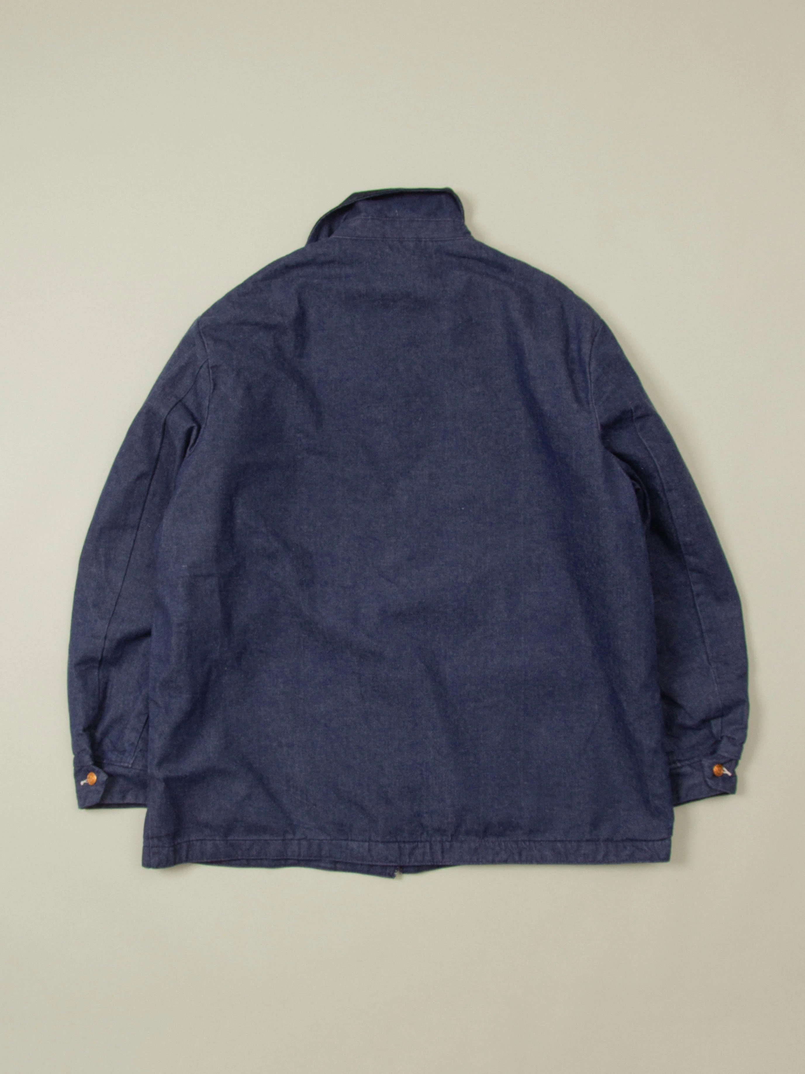 Vtg 1970s Blue Bell Wrangler Raw Denim Loco Chore Jacket (XL) - Image 8