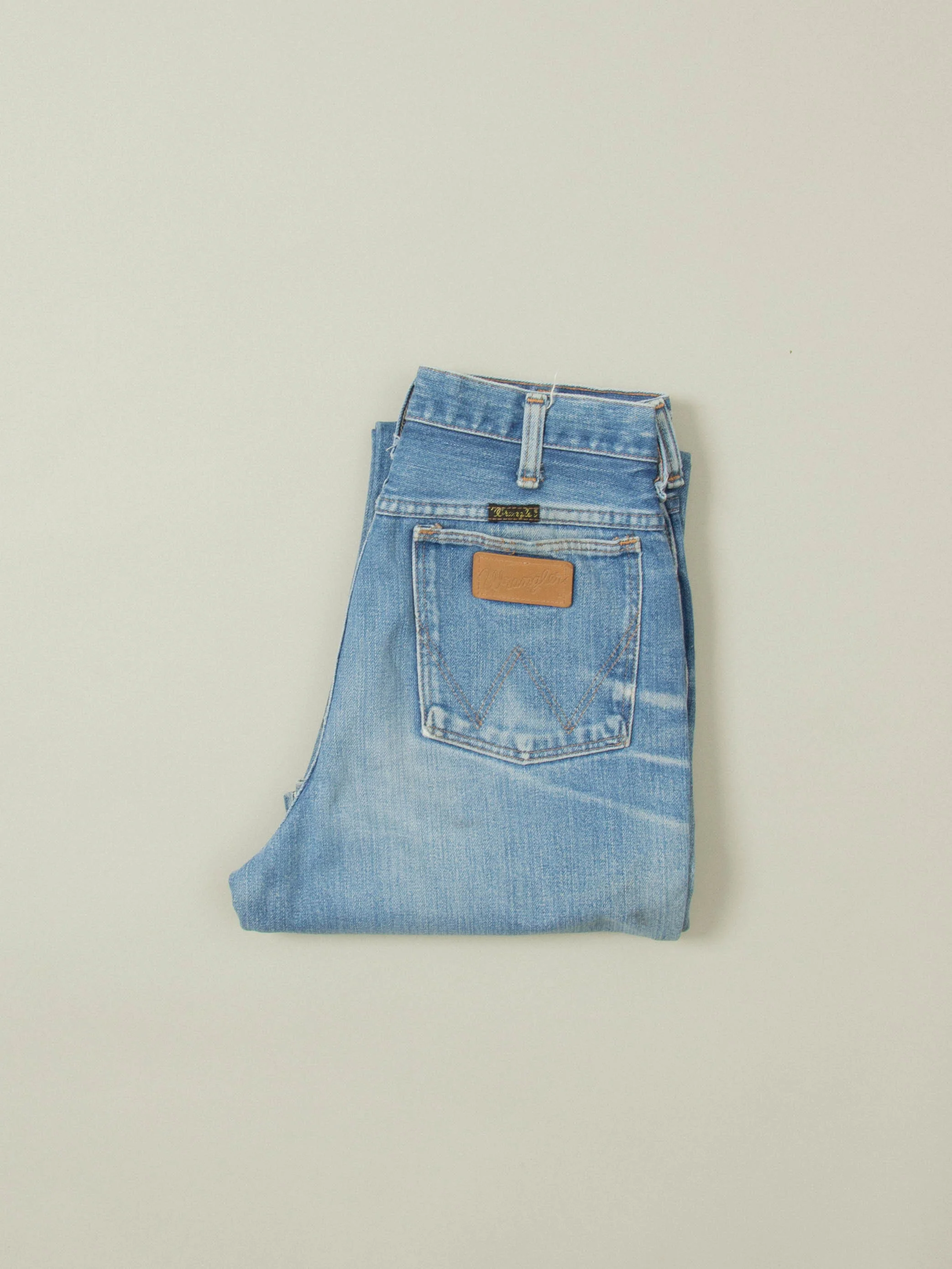 Vtg 1970s Bootcut Wrangler Jeans - Made in USA (28x35) - Image 6