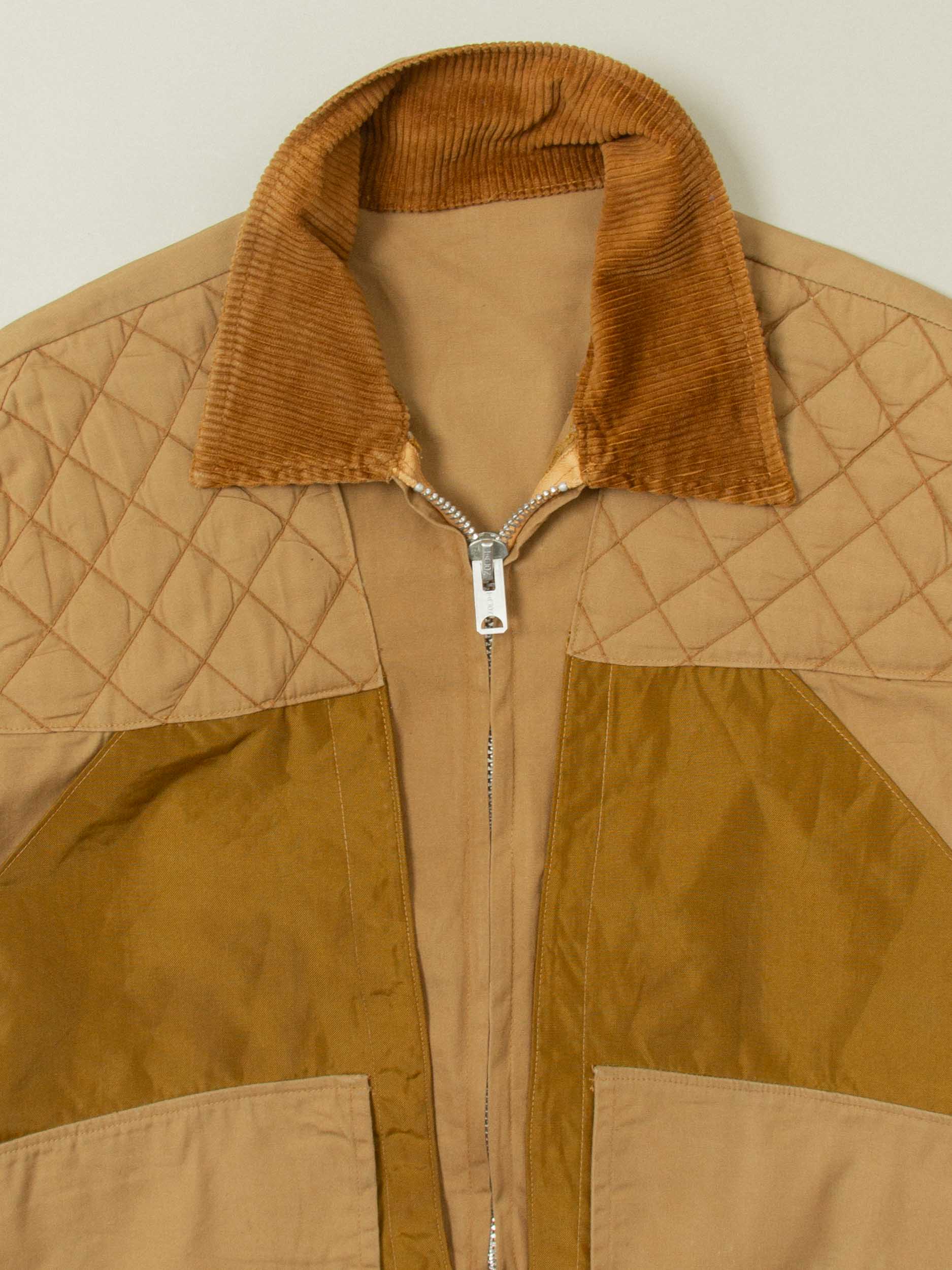 Vtg 1970s Corduroy Collar Hunting Jacket (M) - Image 2