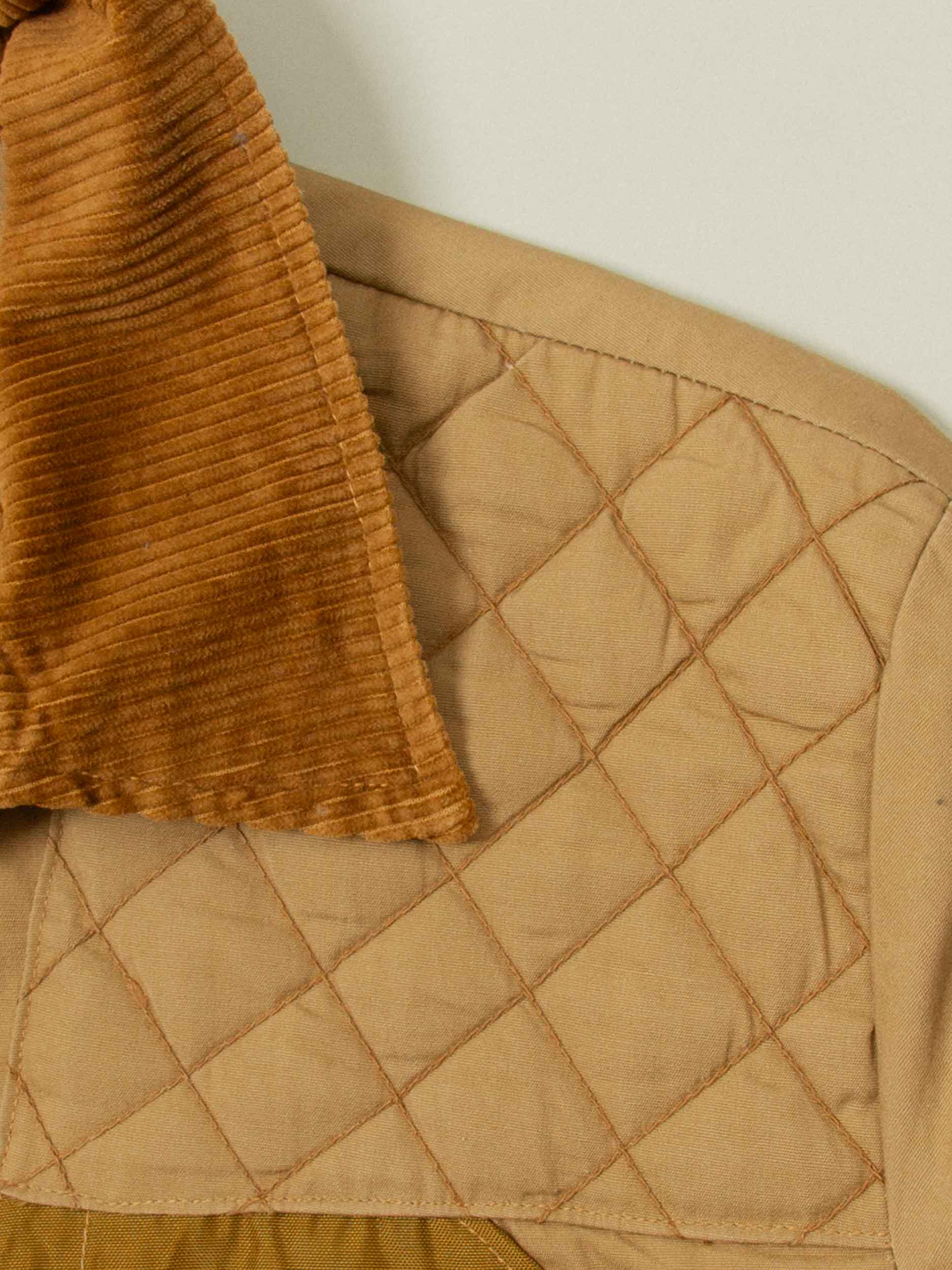 Vtg 1970s Corduroy Collar Hunting Jacket (M) - Image 4