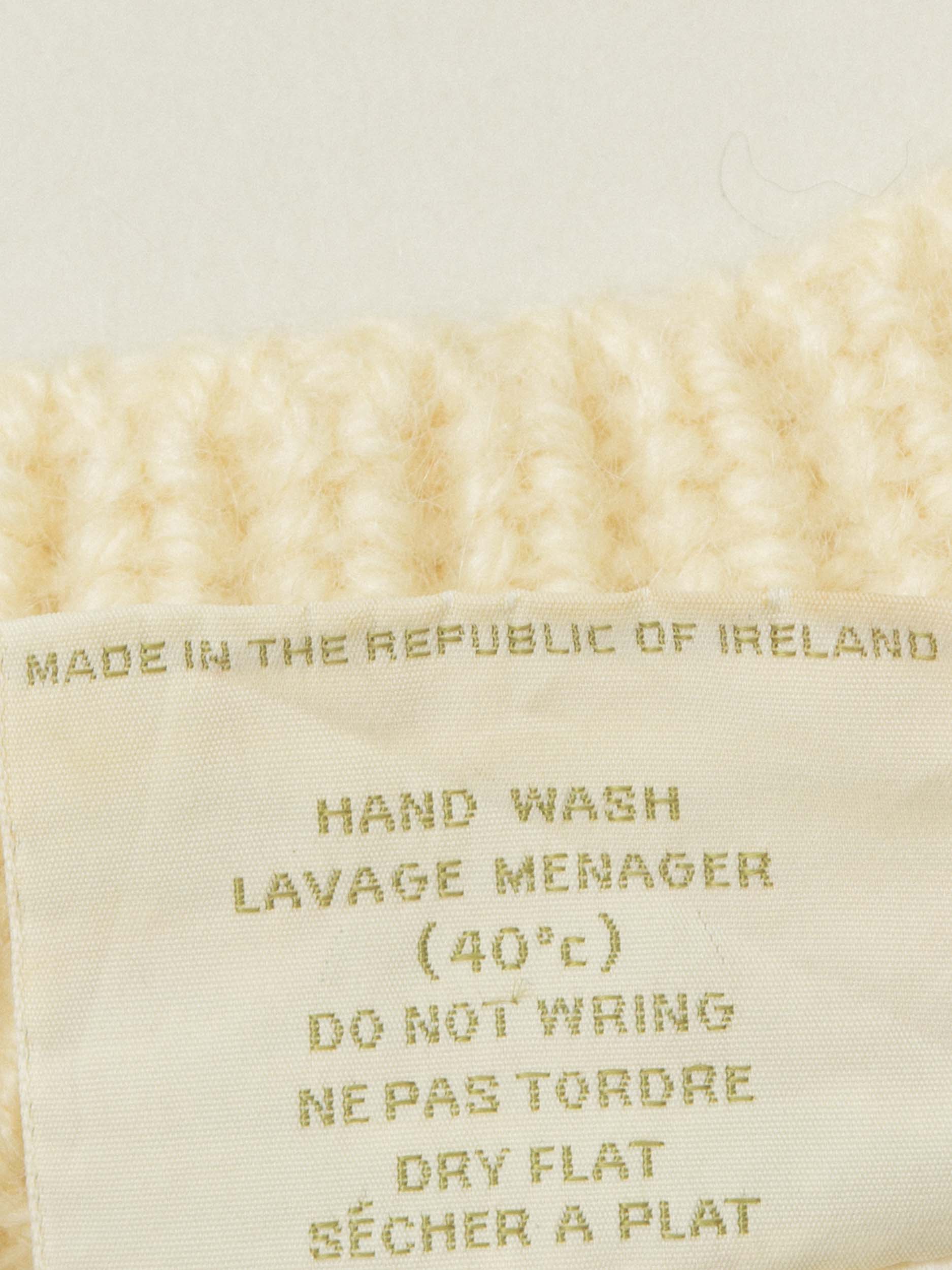 Vtg 1970s Gaeltarra Wool Cardigan - Made in Ireland (S) - Image 3