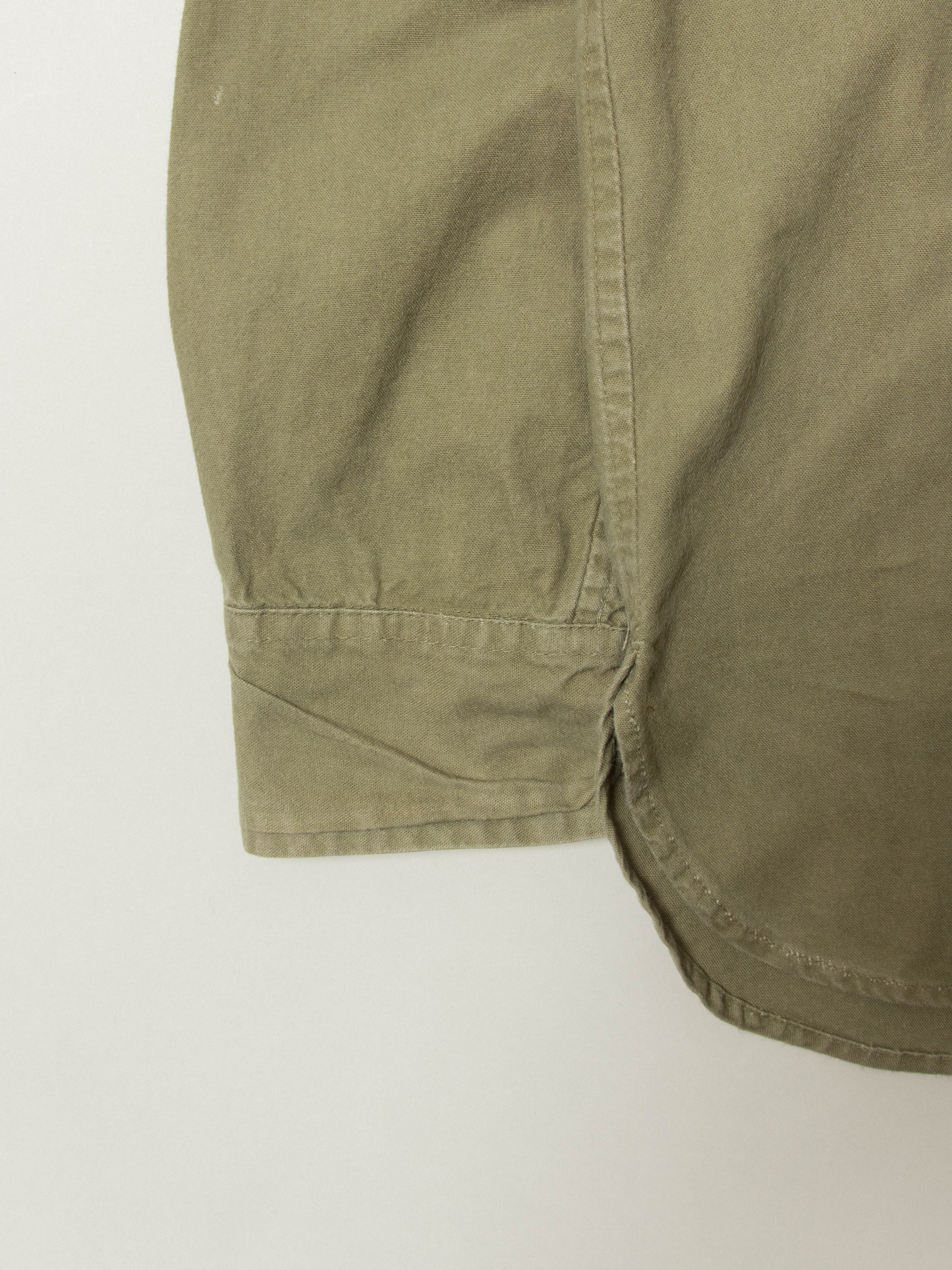 Vtg 1970s Greek Army Fatigue Shirt - Image 3