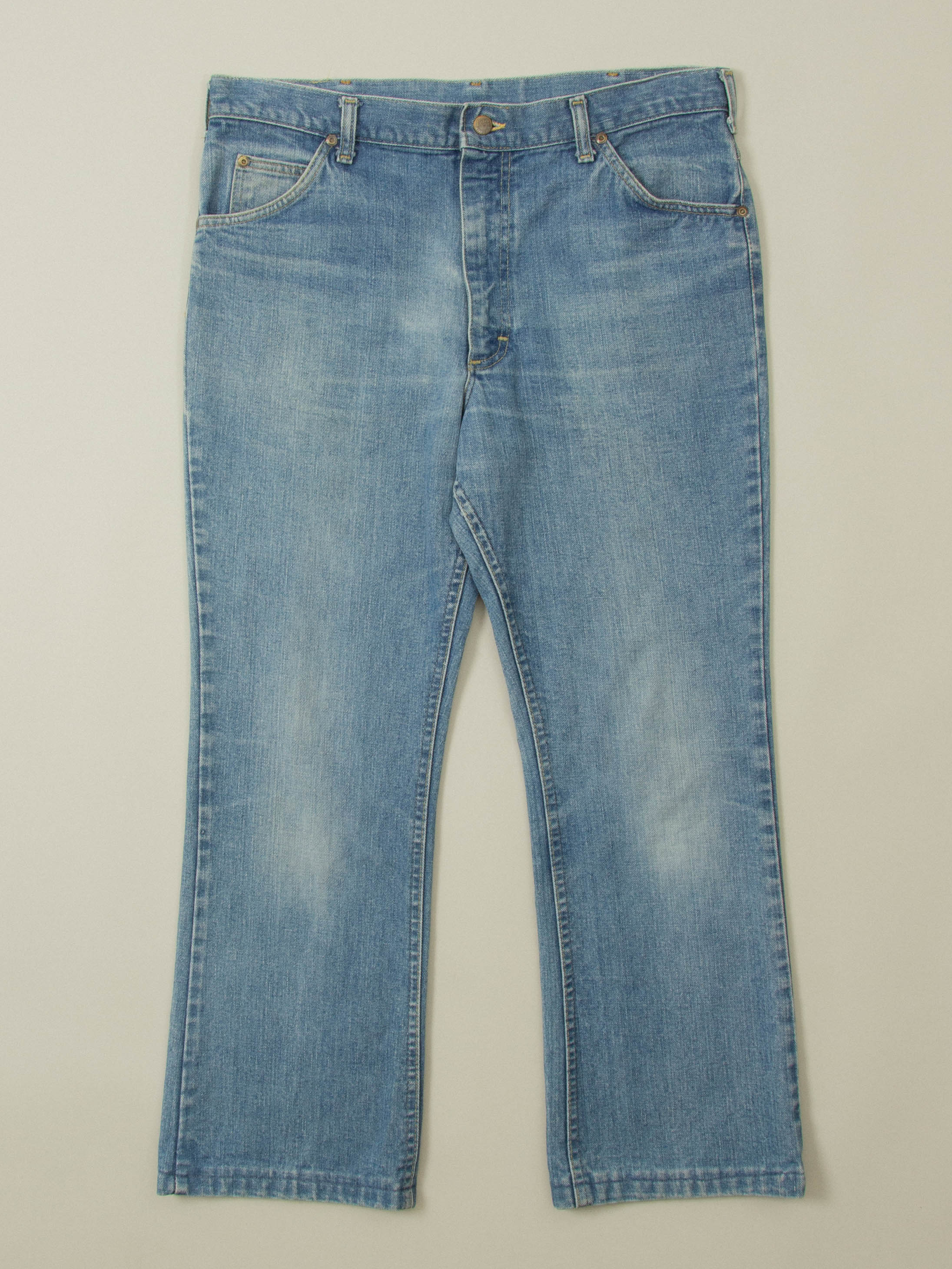 Vtg 1970s Lee Bootcut Jeans - Made in USA (36x27)