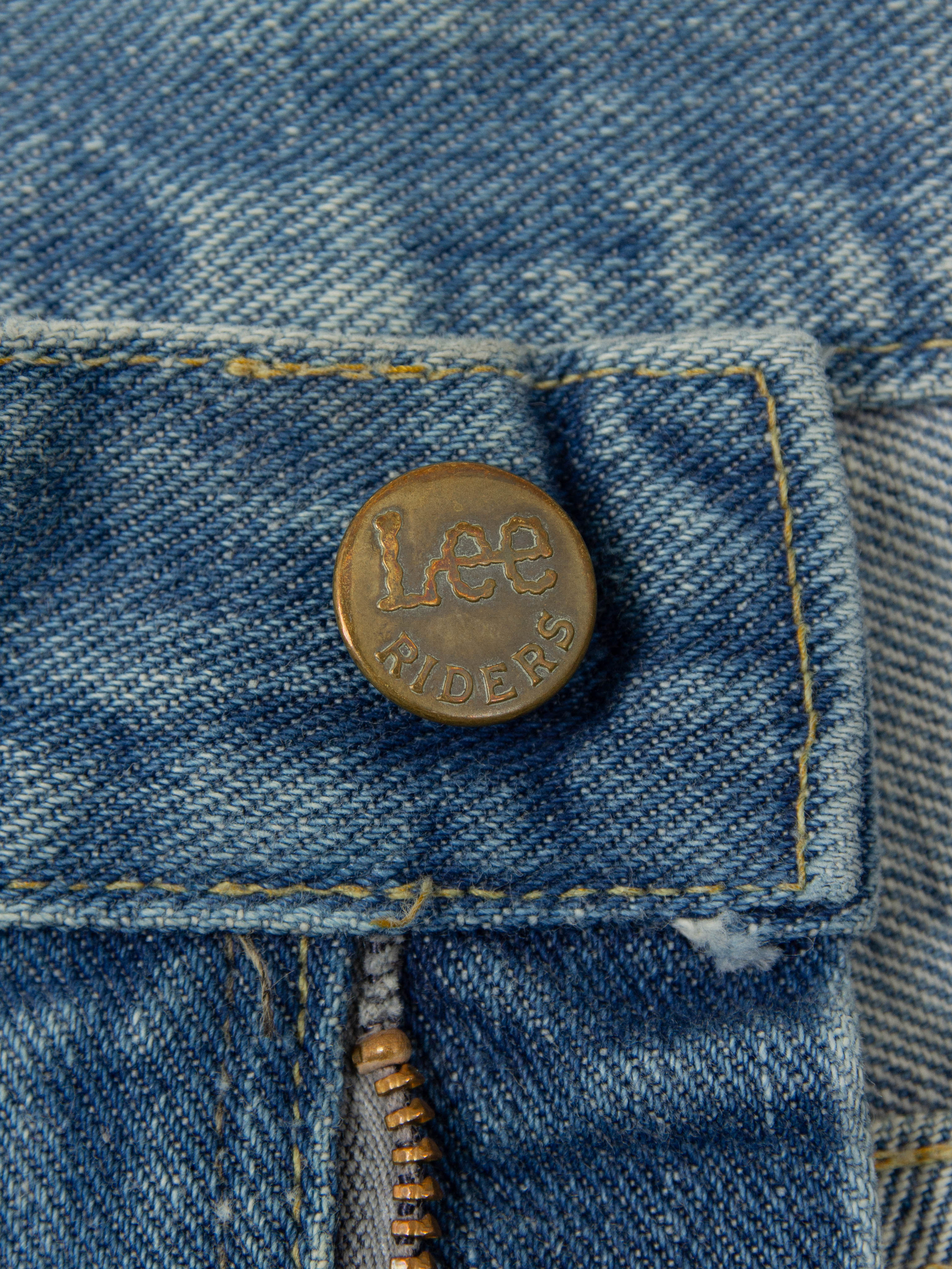 Vtg 1970s Lee Bootcut Jeans - Made in USA (36x27) - Image 5