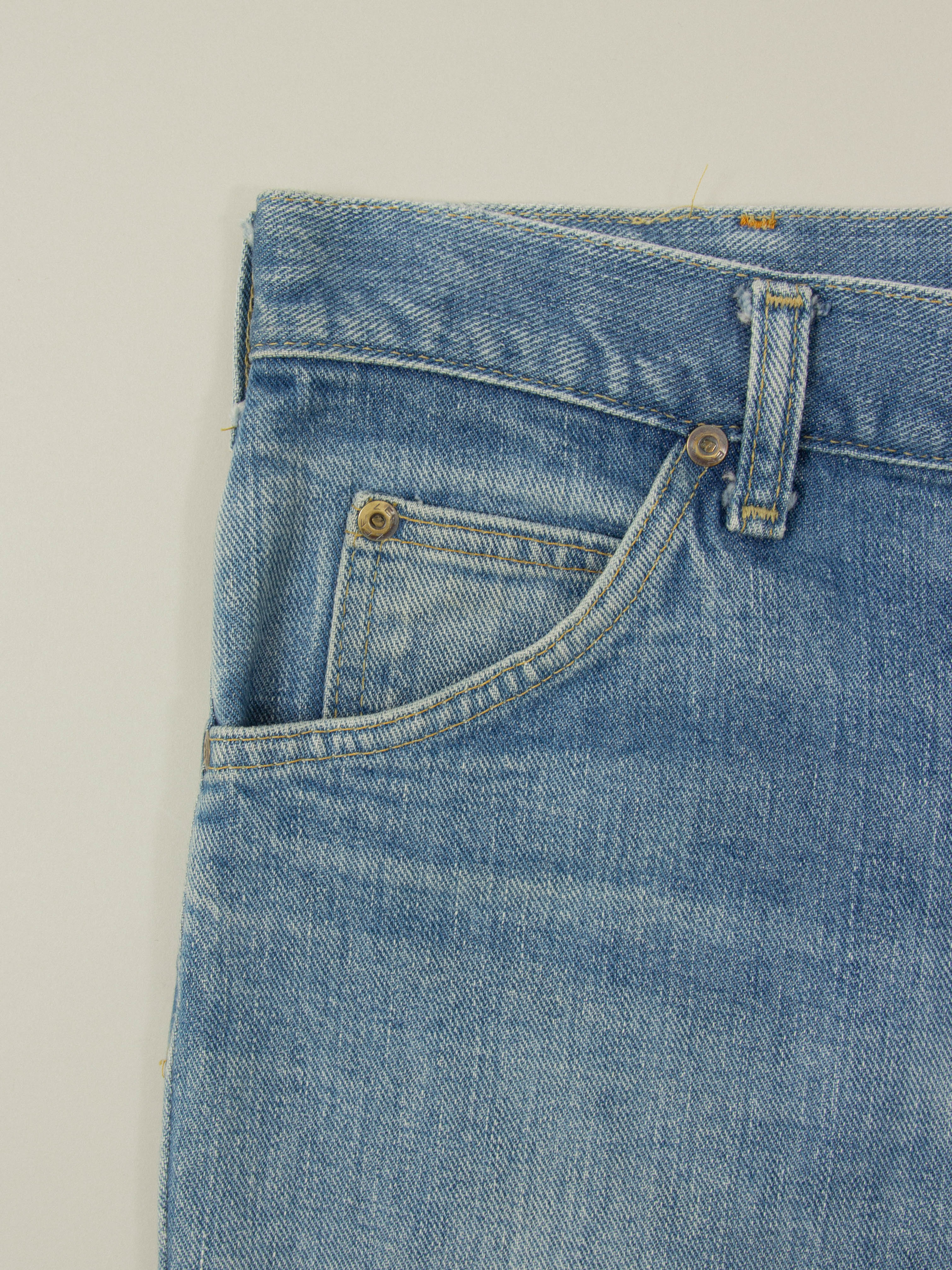Vtg 1970s Lee Bootcut Jeans - Made in USA (36x27) - Image 6