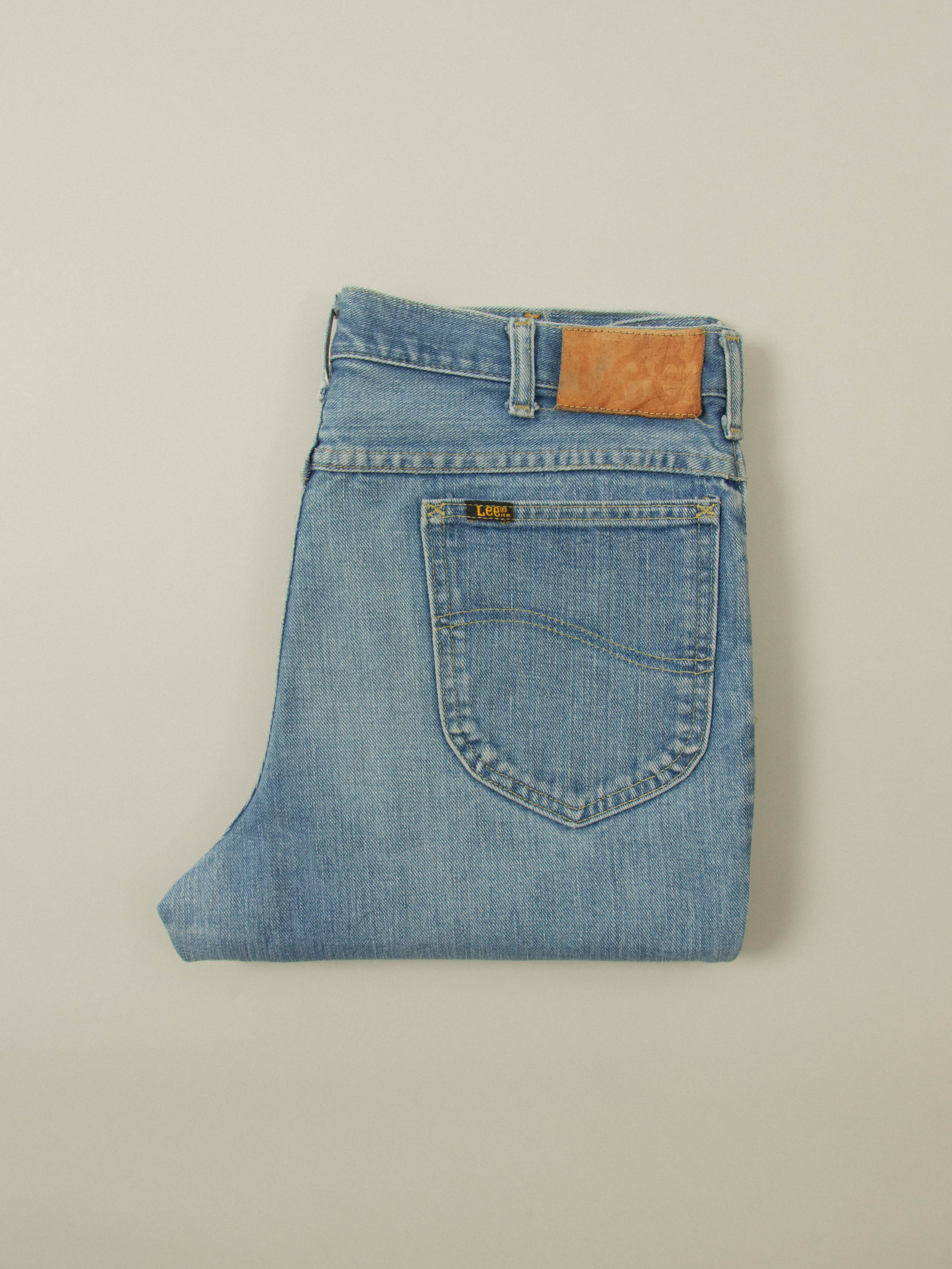 Vtg 1970s Lee Bootcut Jeans - Made in USA (36x27) - Image 7