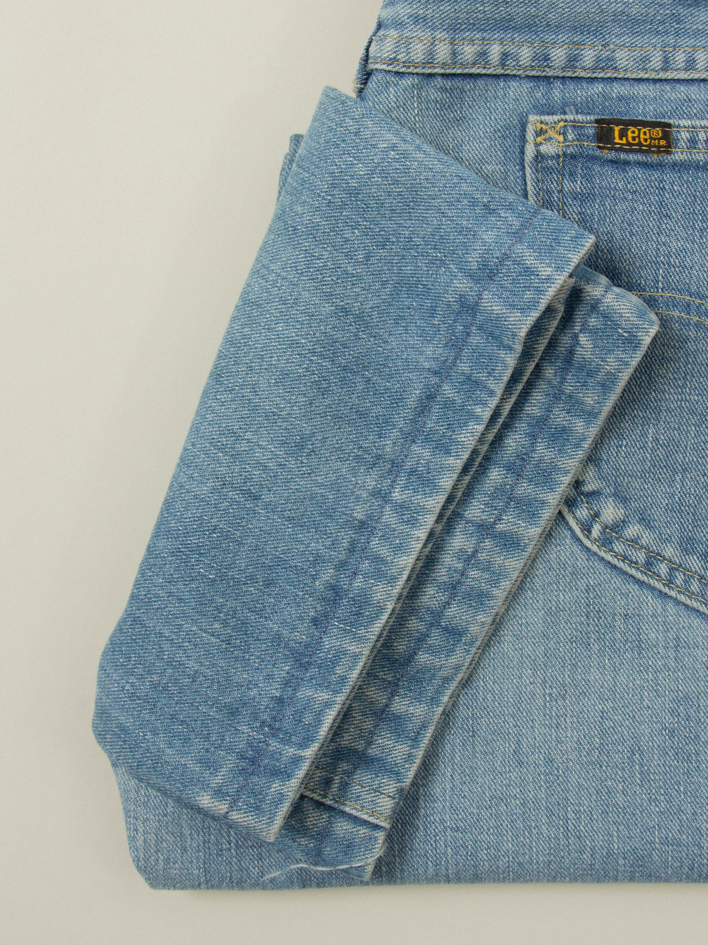 Vtg 1970s Lee Bootcut Jeans - Made in USA (36x27) - Image 8
