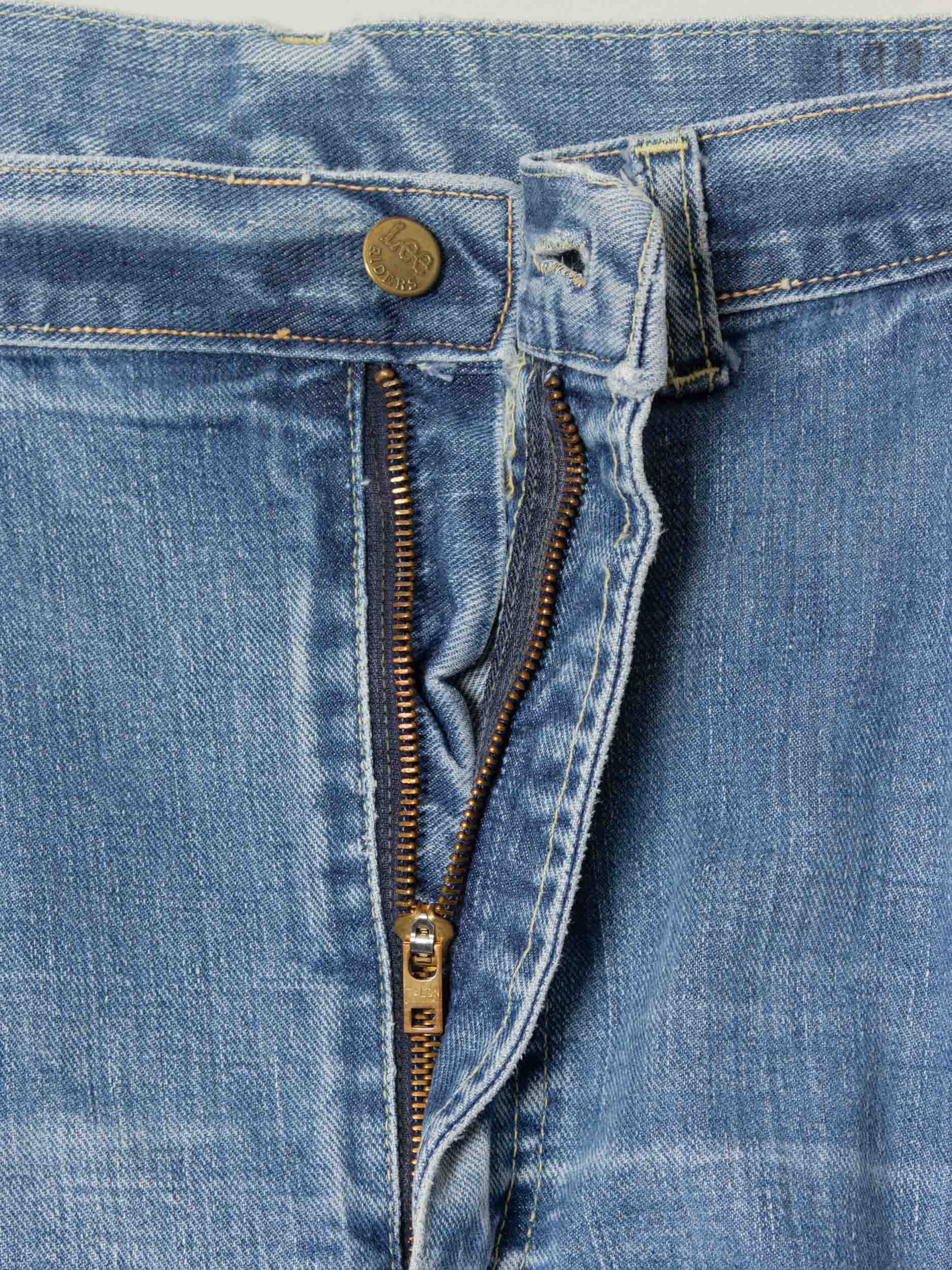 Vtg 1970s Lee Riders Jeans - Made in USA (44x28) - Image 3
