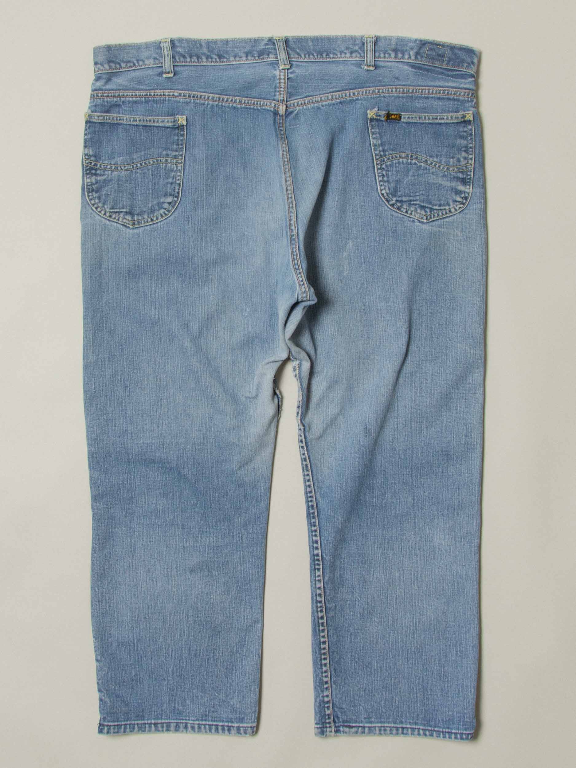 Vtg 1970s Lee Riders Jeans - Made in USA (44x28) - Image 6