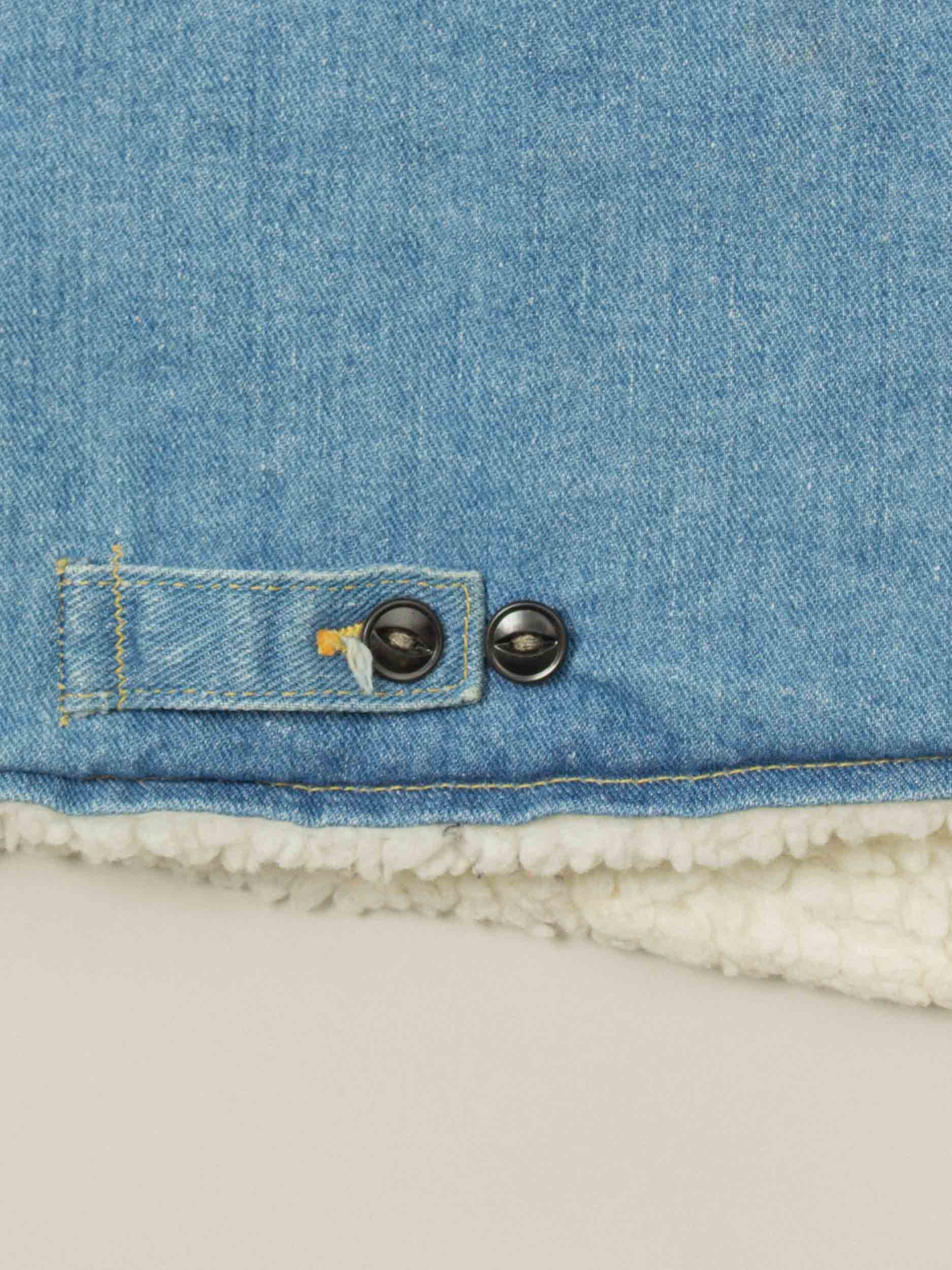 Vtg 1970s Lee Storm Rider Cat-Eye Vest – Made in USA (L) - Image 7
