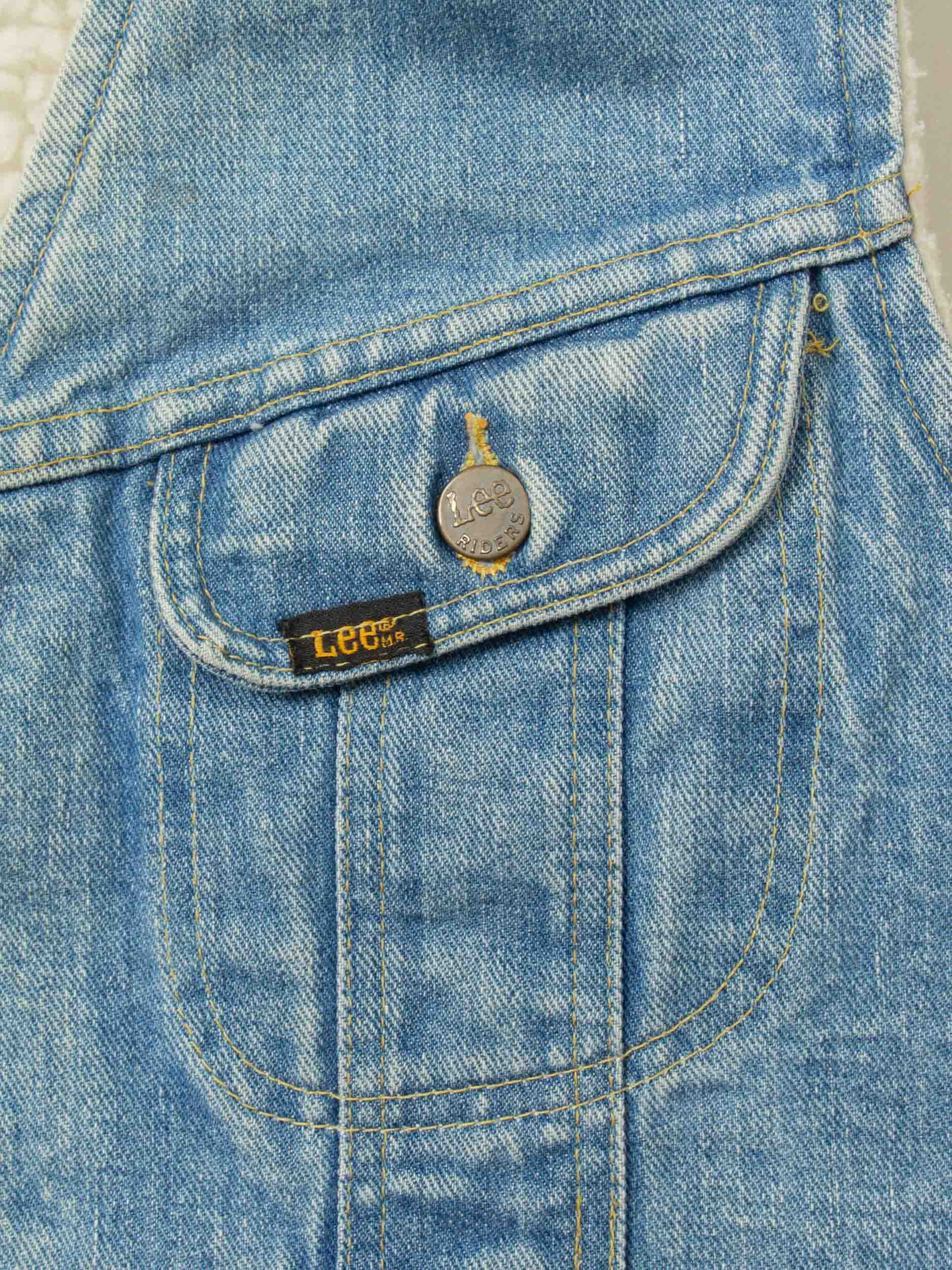 Vtg 1970s Lee Storm Rider Cat-eye Vest – Made in USA (L) - Image 6