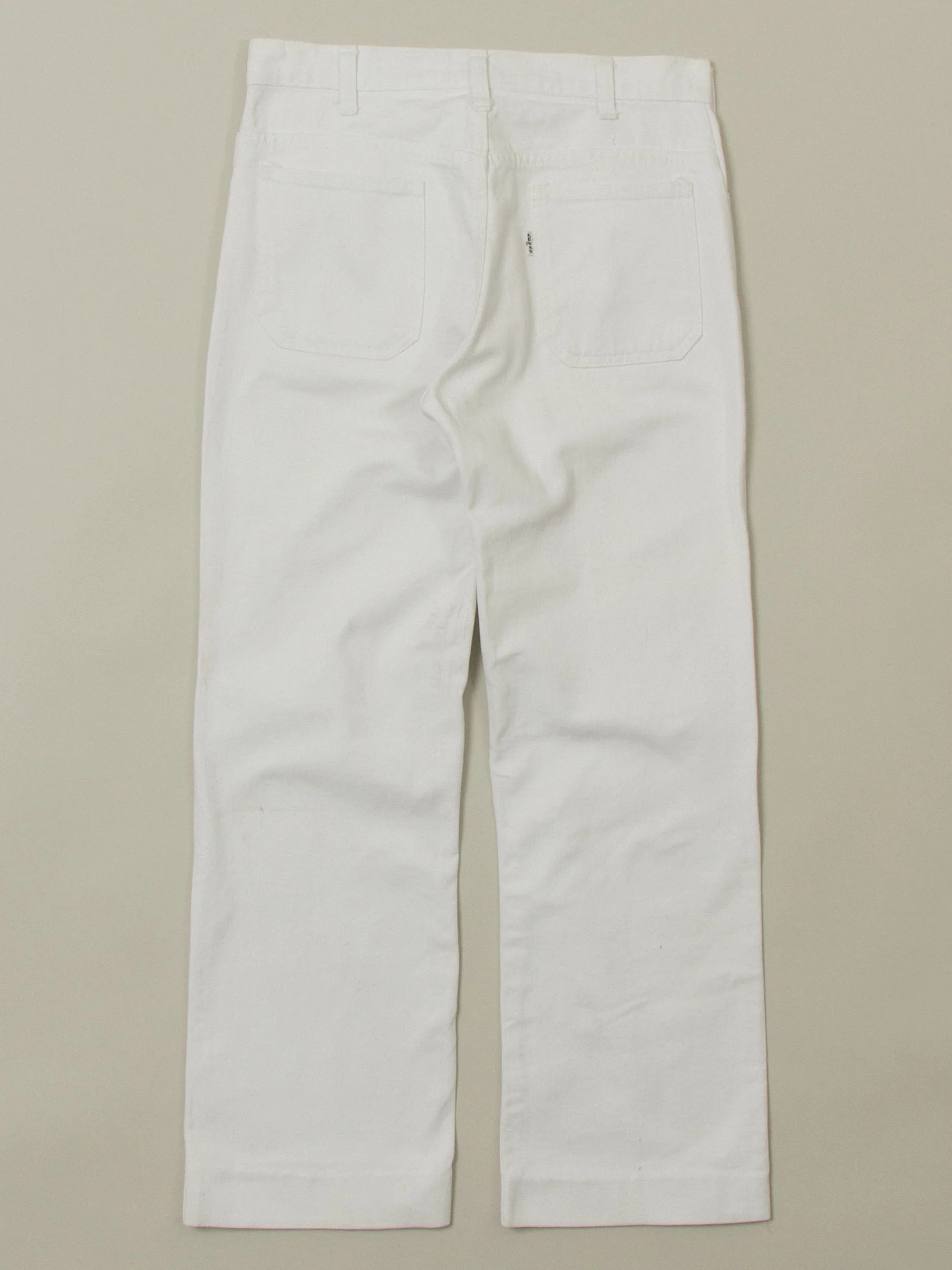 Vtg 1970s Levi's Big E White Tab Jeans (30x28) - Image 3