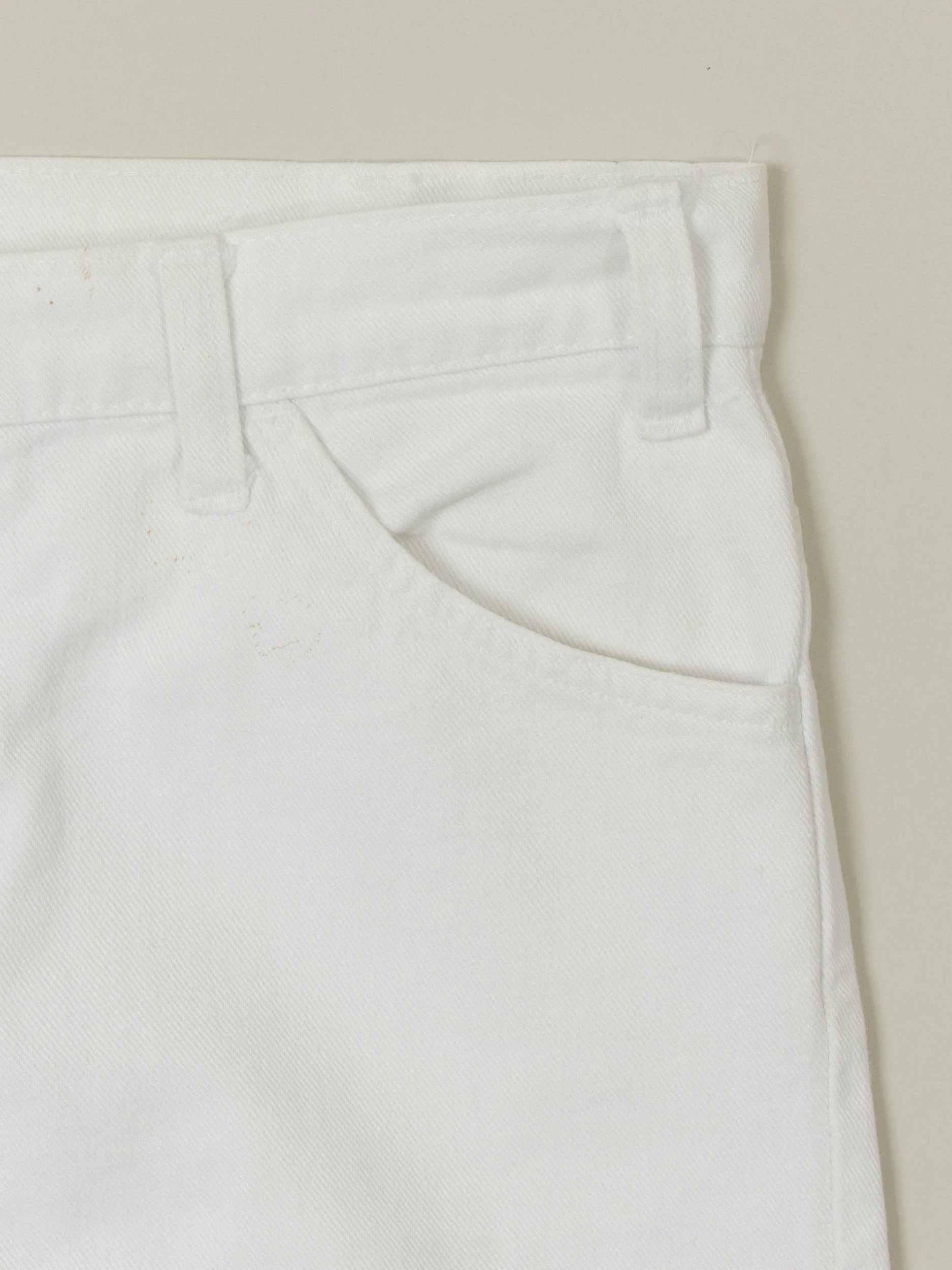 Vtg 1970s Levi's Big E White Tab Jeans (30x28) - Image 7