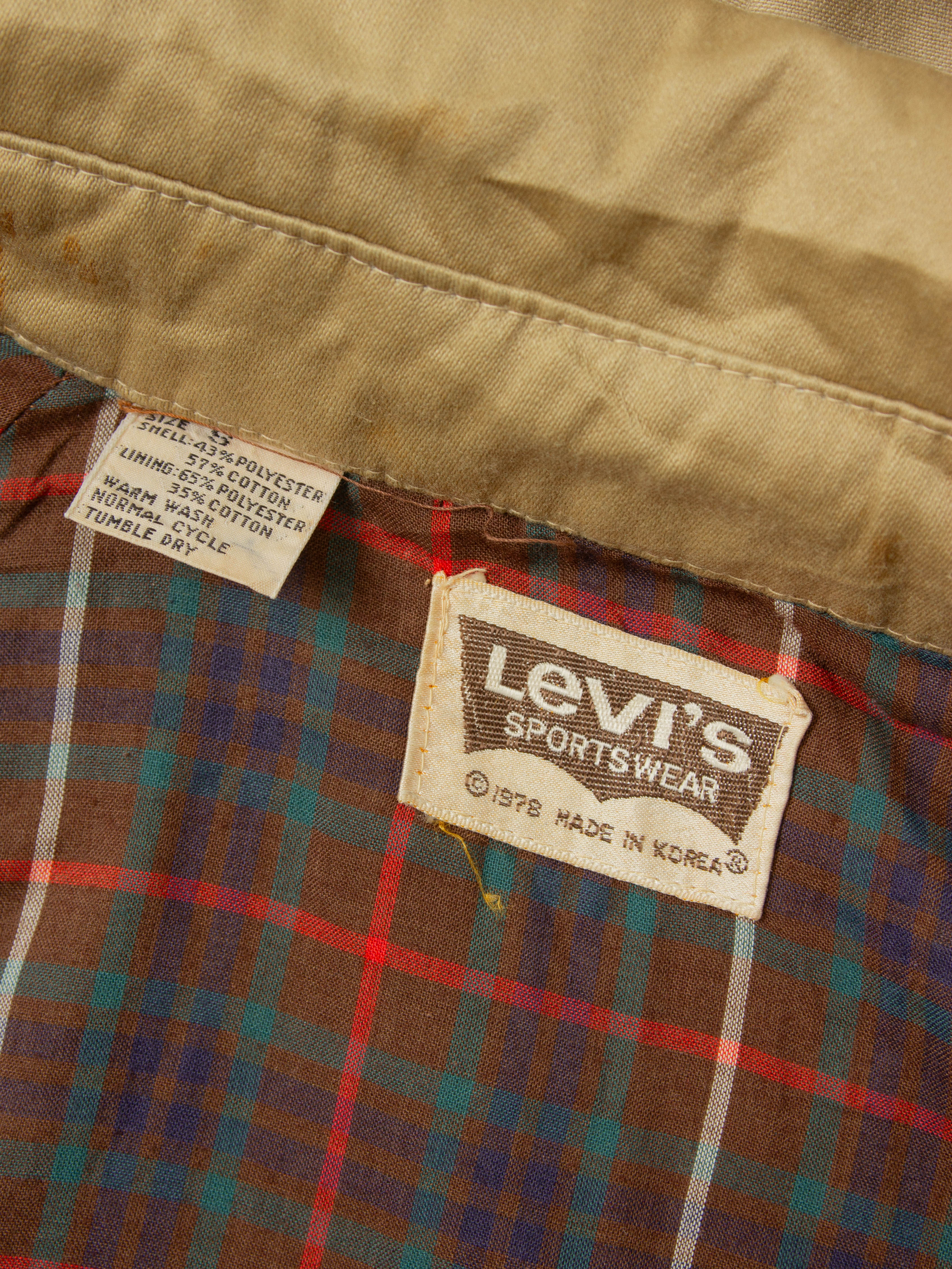 Vtg 1970s Levi's Sportswear Big E Jacket – Made in Korea (S) - Image 6