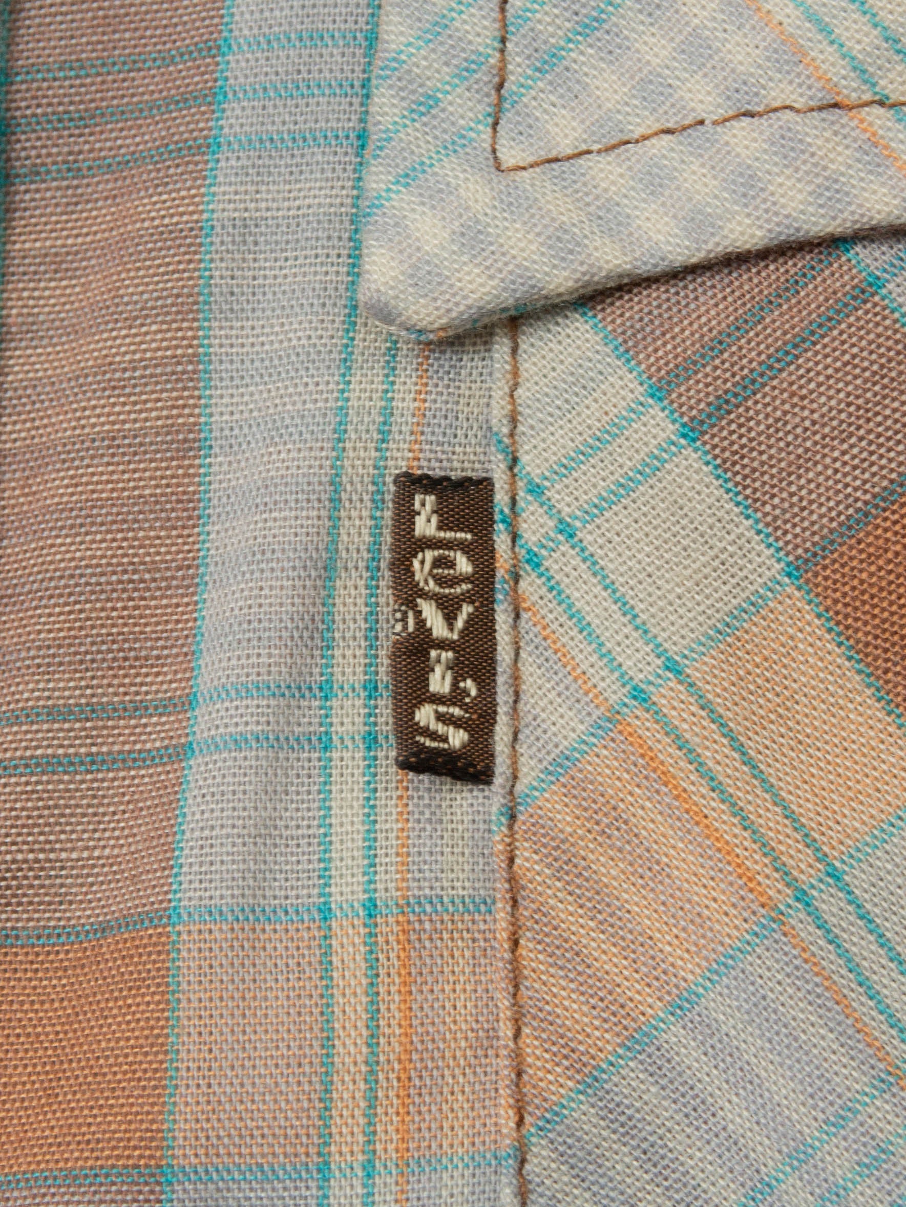 Vtg 1970s Levi's Western Shirt - Made in USA (M/L) - Image 3