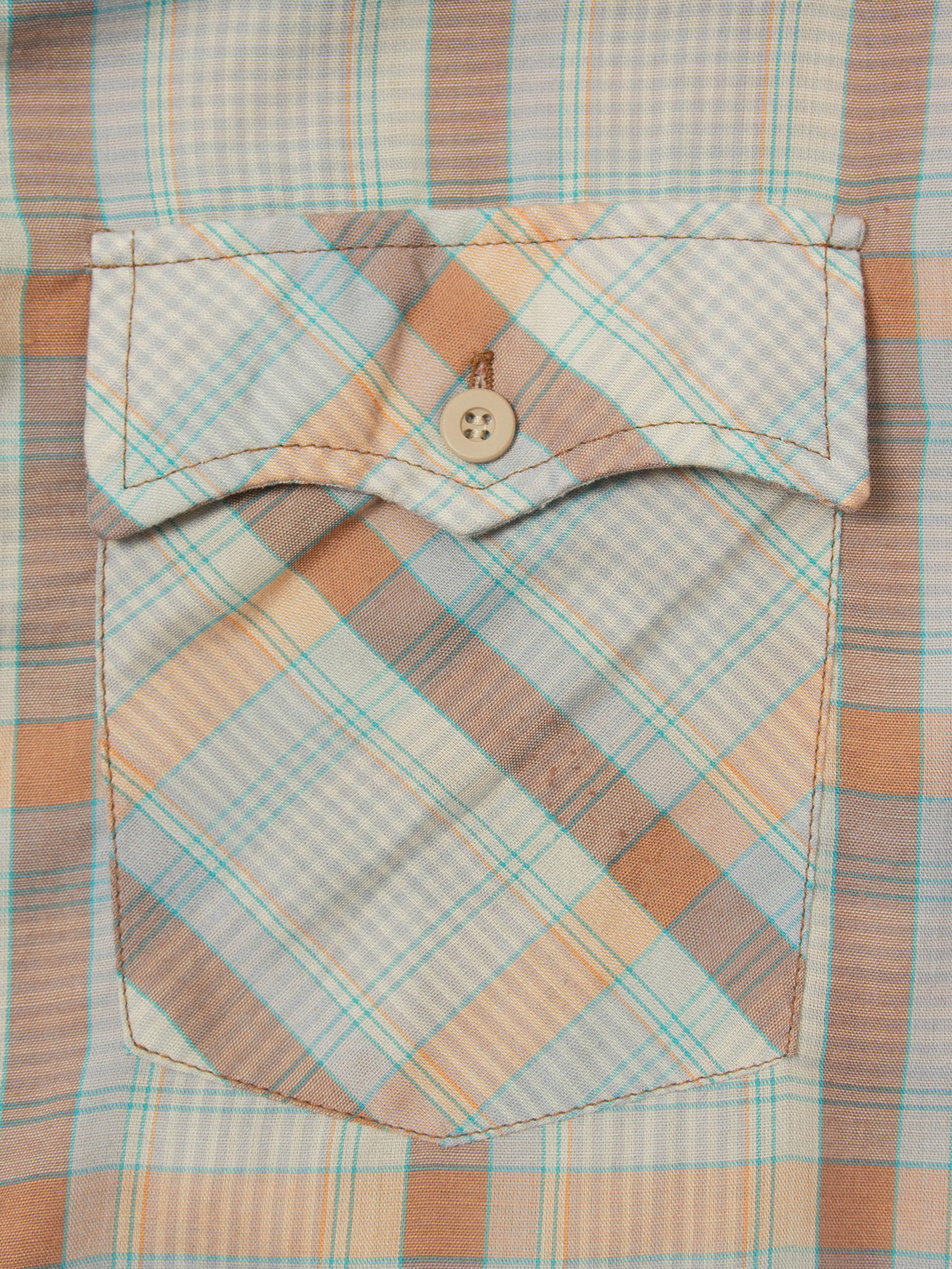 Vtg 1970s Levi's Western Shirt - Made in USA (M/L) - Image 6
