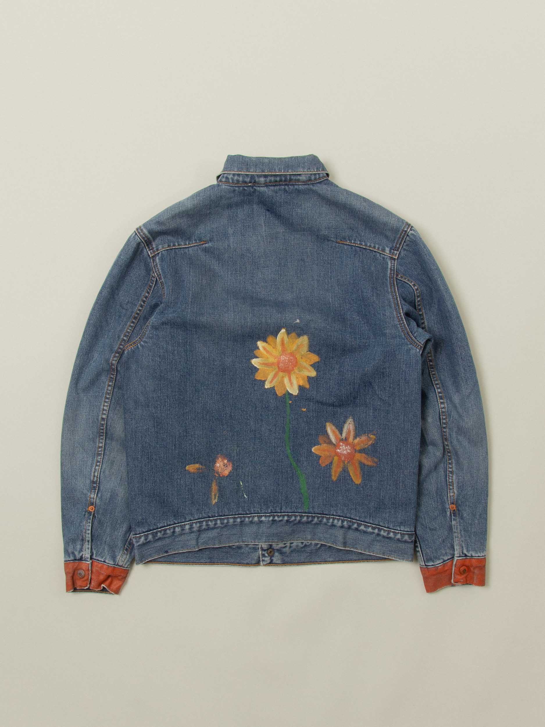 Vtg 1970s Lined Levi's Denim Jacket (S/M) - Image 2
