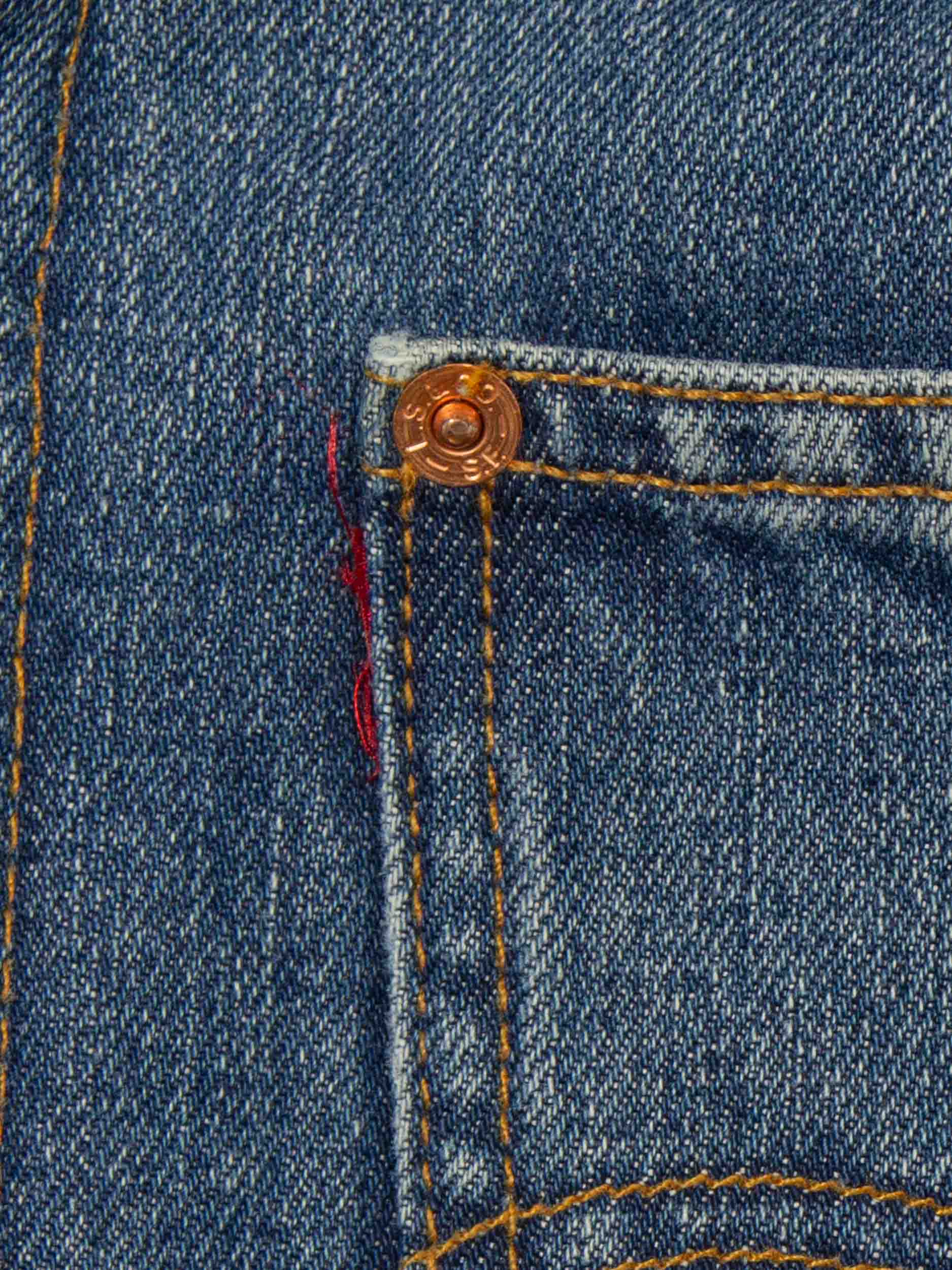 Vtg 1970s Lined Levi's Denim Jacket (S/M) - Image 6