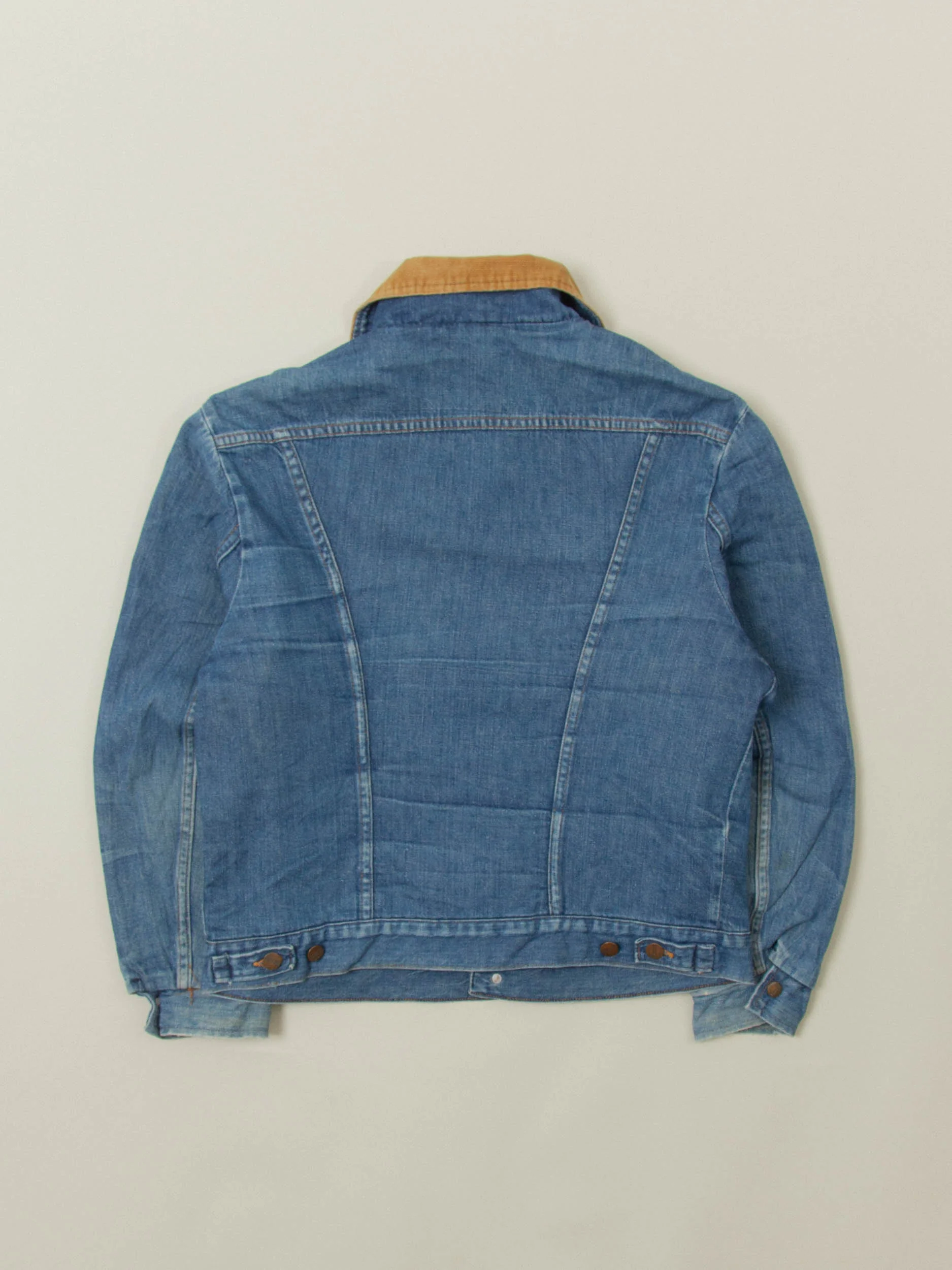 Vtg 1970s Maverick Lined Denim Jacket – Made in USA (S/M) - Image 4