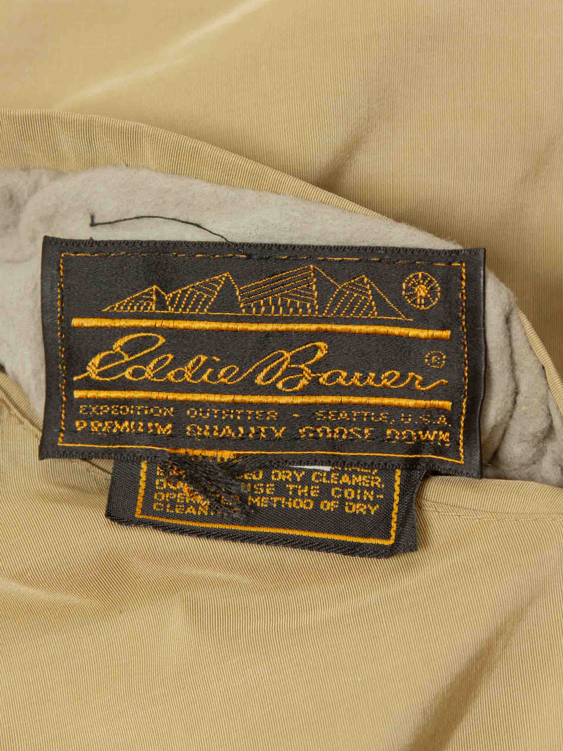 Vtg 1970s Reversible Eddie Bauer Down Vest - Made in USA (L) - Image 3