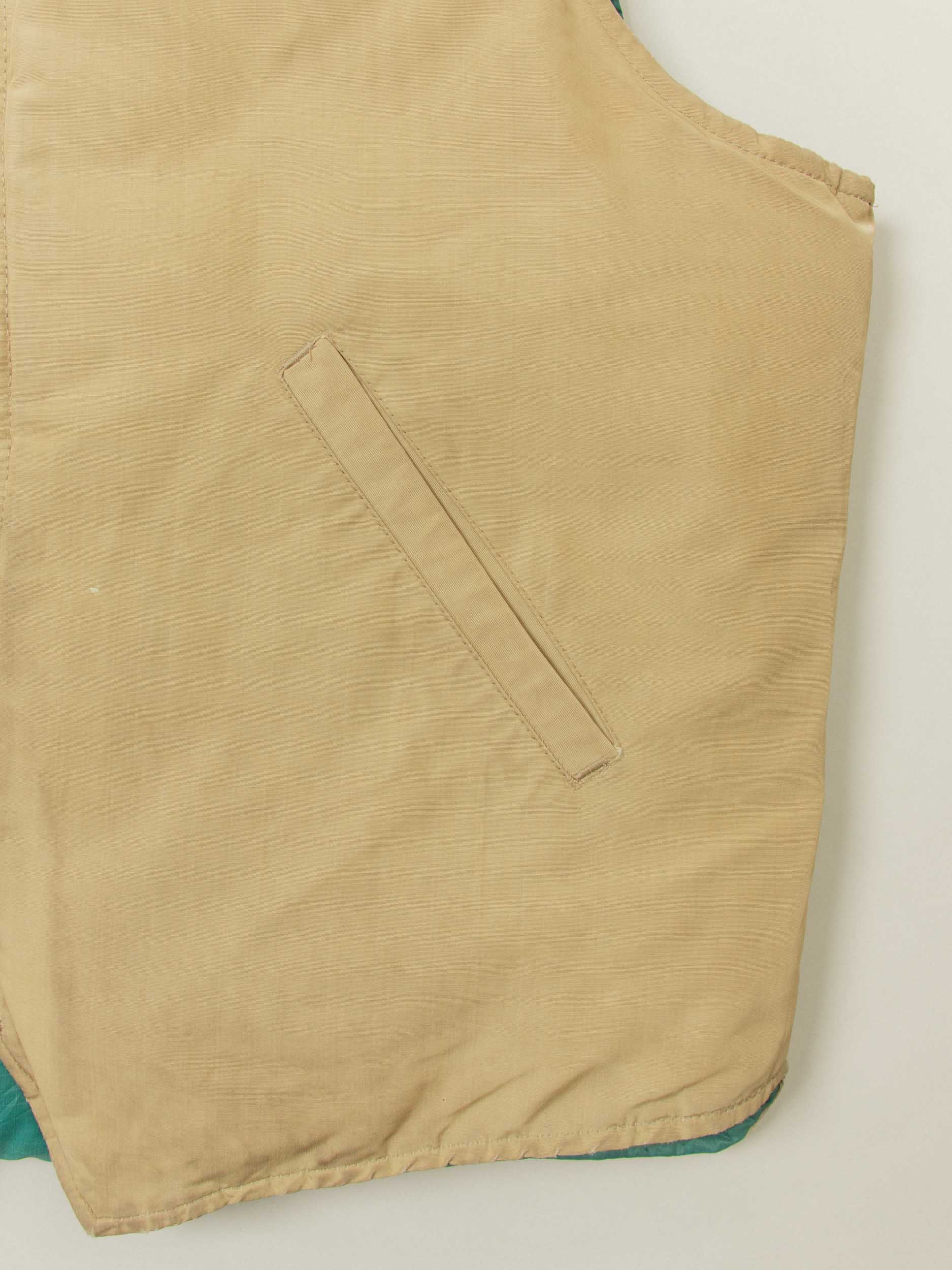 Vtg 1970s Reversible Eddie Bauer Down Vest - Made in USA (L) - Image 4