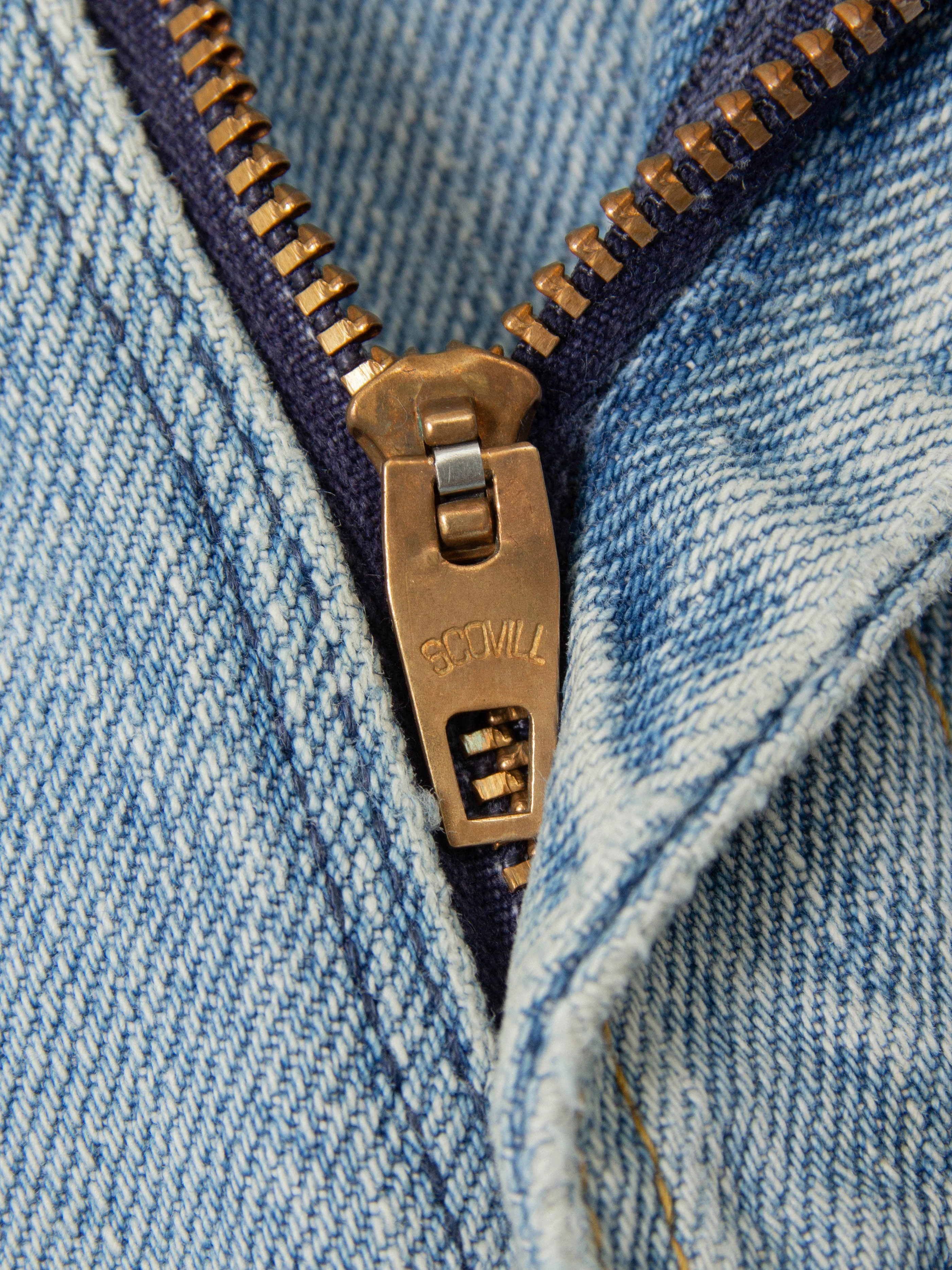 Vtg 1970s Roebucks Bootcut Jeans - Made in USA (34x28) - Image 4