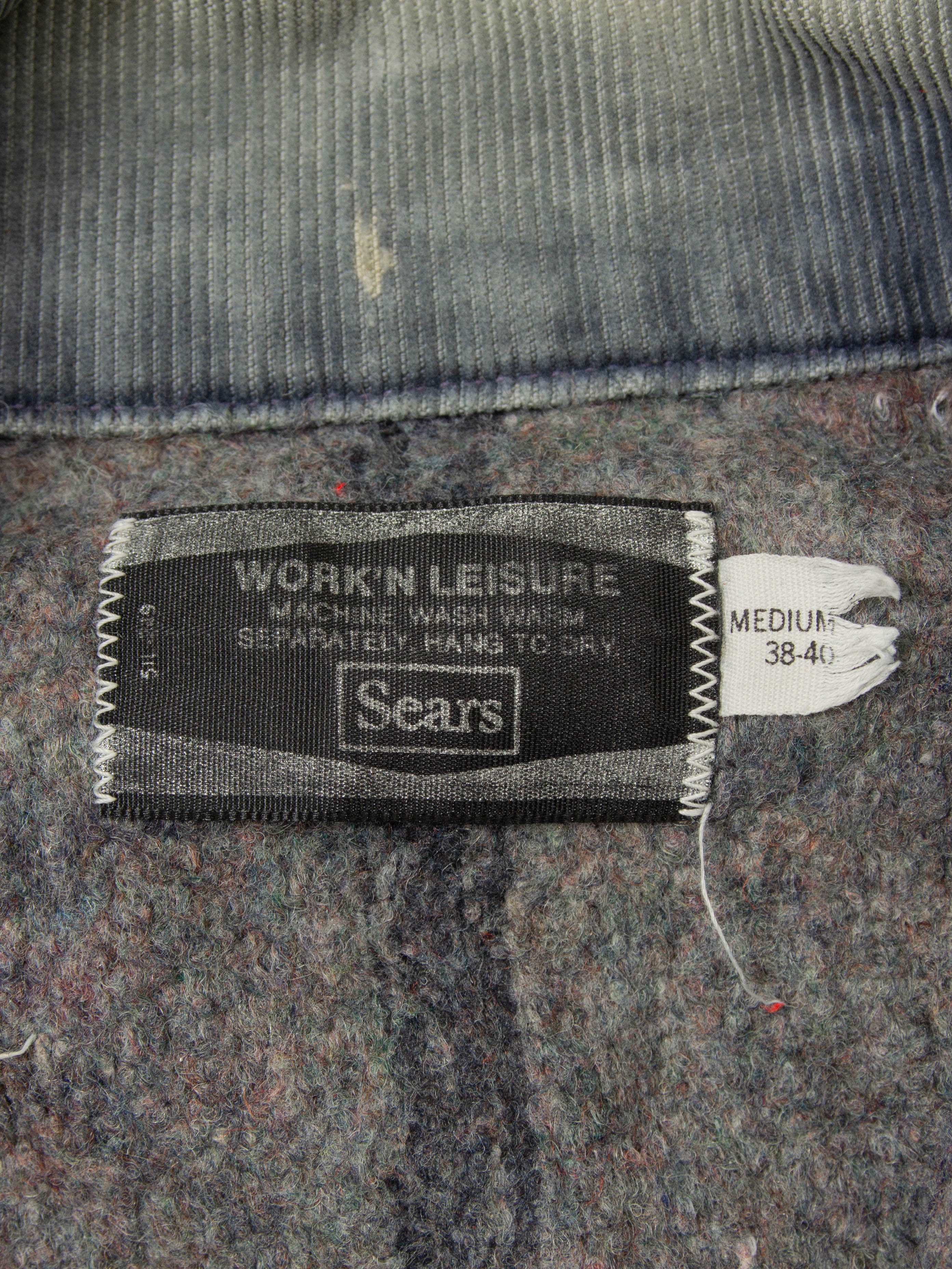 Vtg 1970s Sears Lined Loco Chore Denim Jacket (M/L) - Image 5