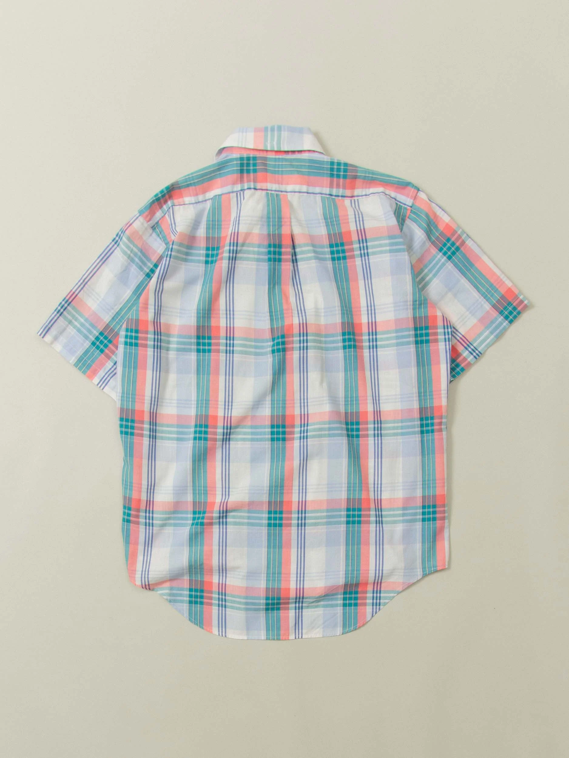 Vtg 1970s Short Sleeve Shirt - Made in USA (L) - Image 5