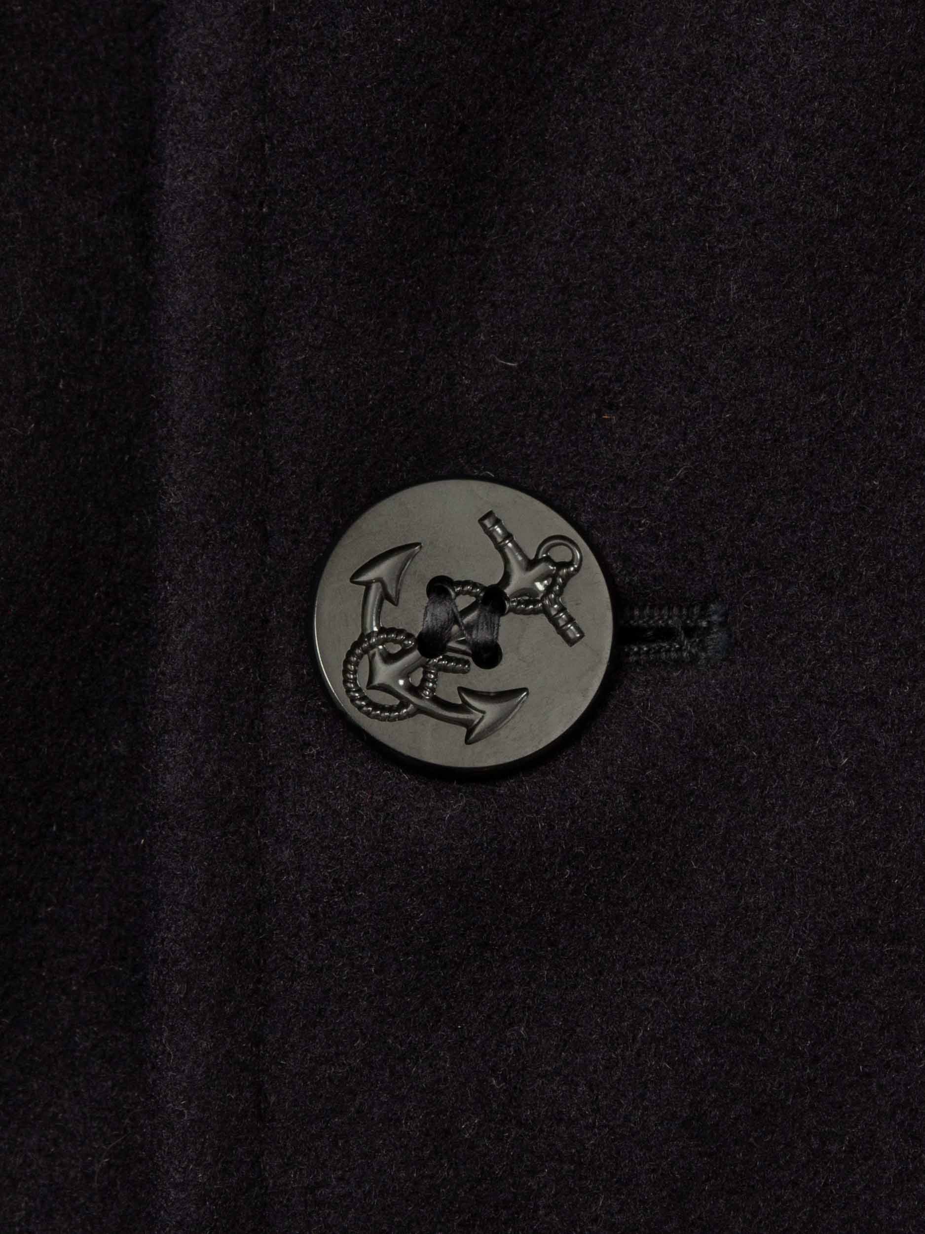 Vtg 1970s US Navy Wool Peacoat - Made in USA (M/L) - Image 2