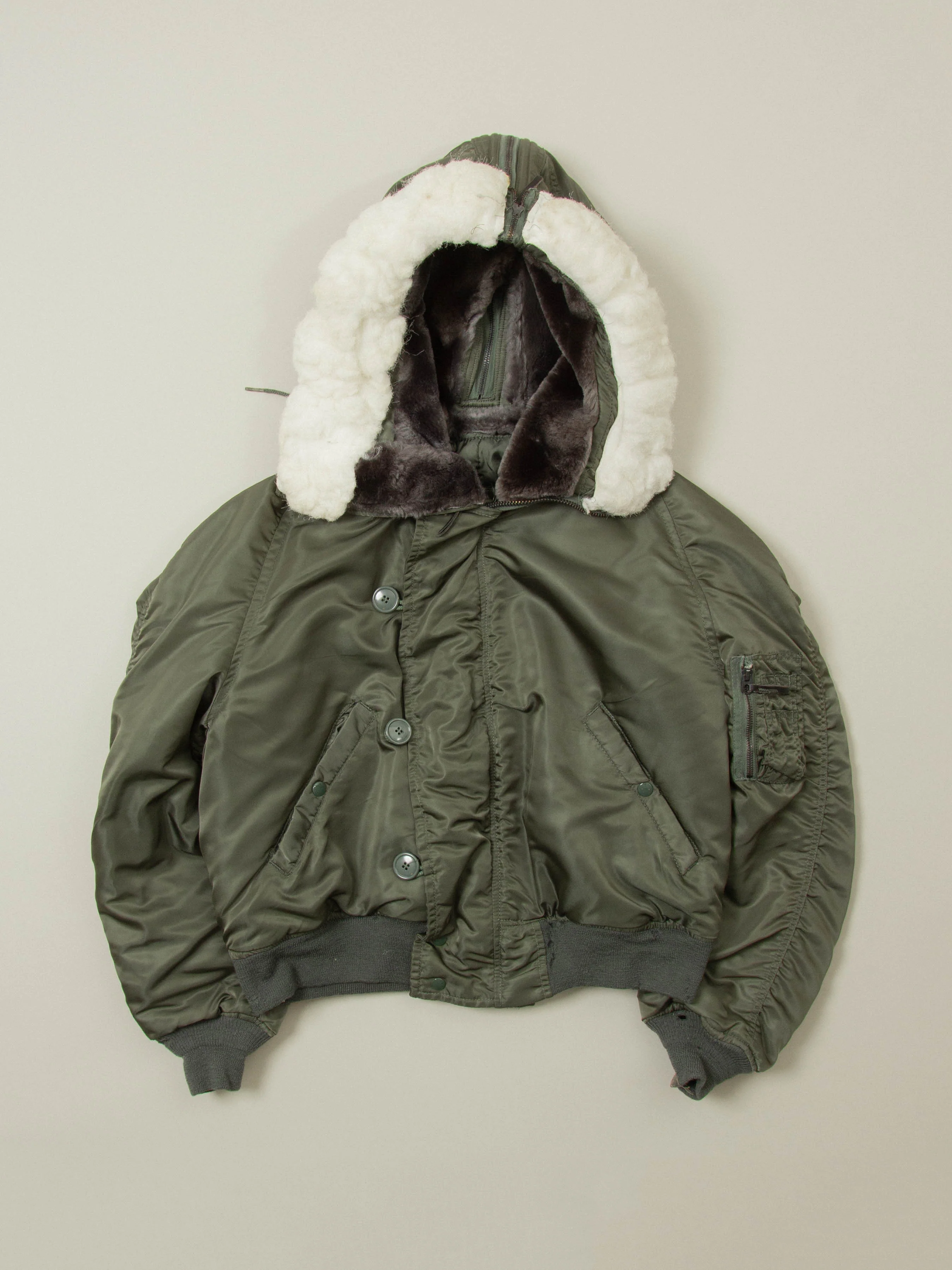 Vtg 1970s USAF N-2B Flight Bomber Jacket (L)