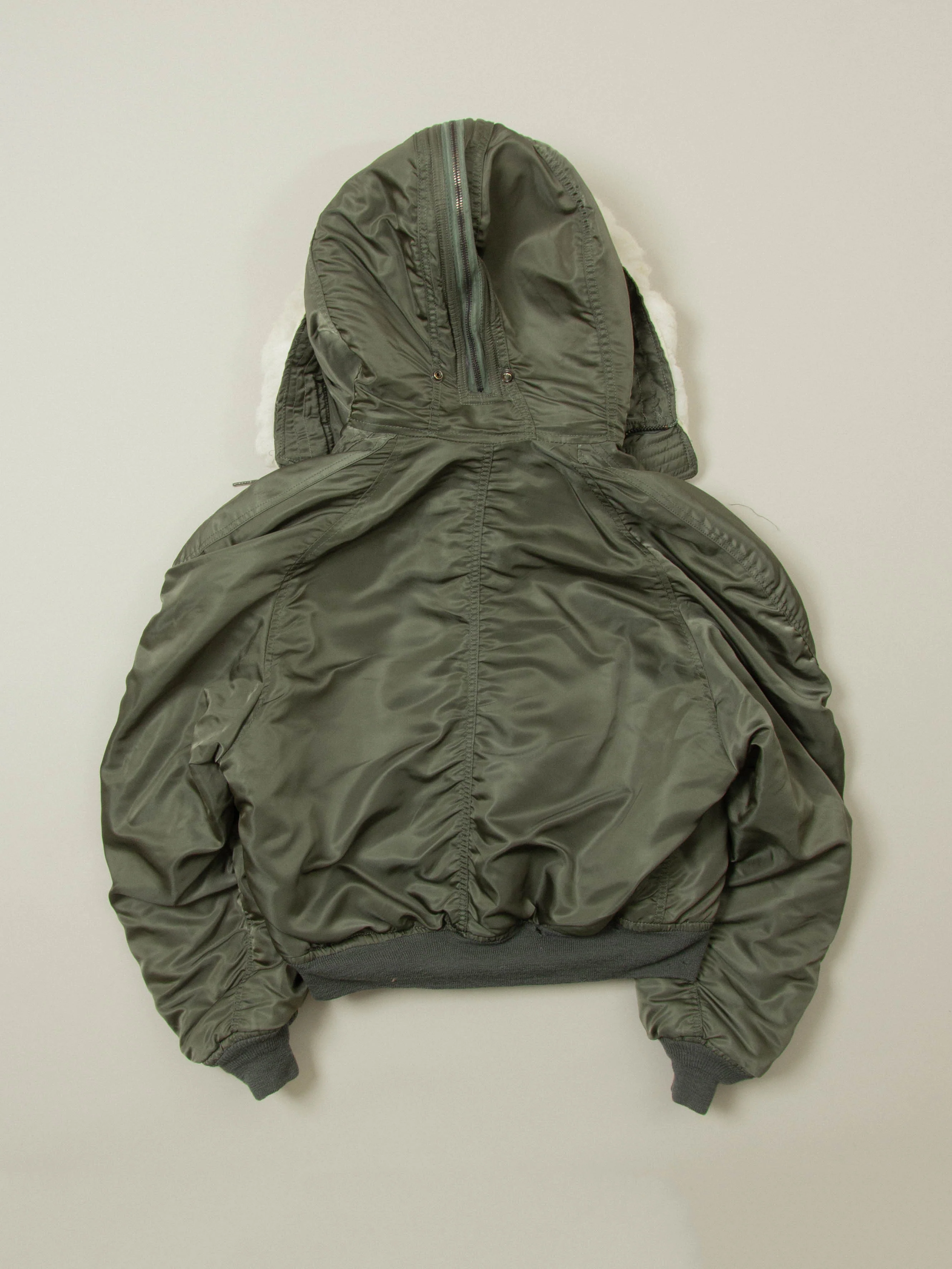 Vtg 1970s USAF N-2B Flight Bomber Jacket (L) - Image 3