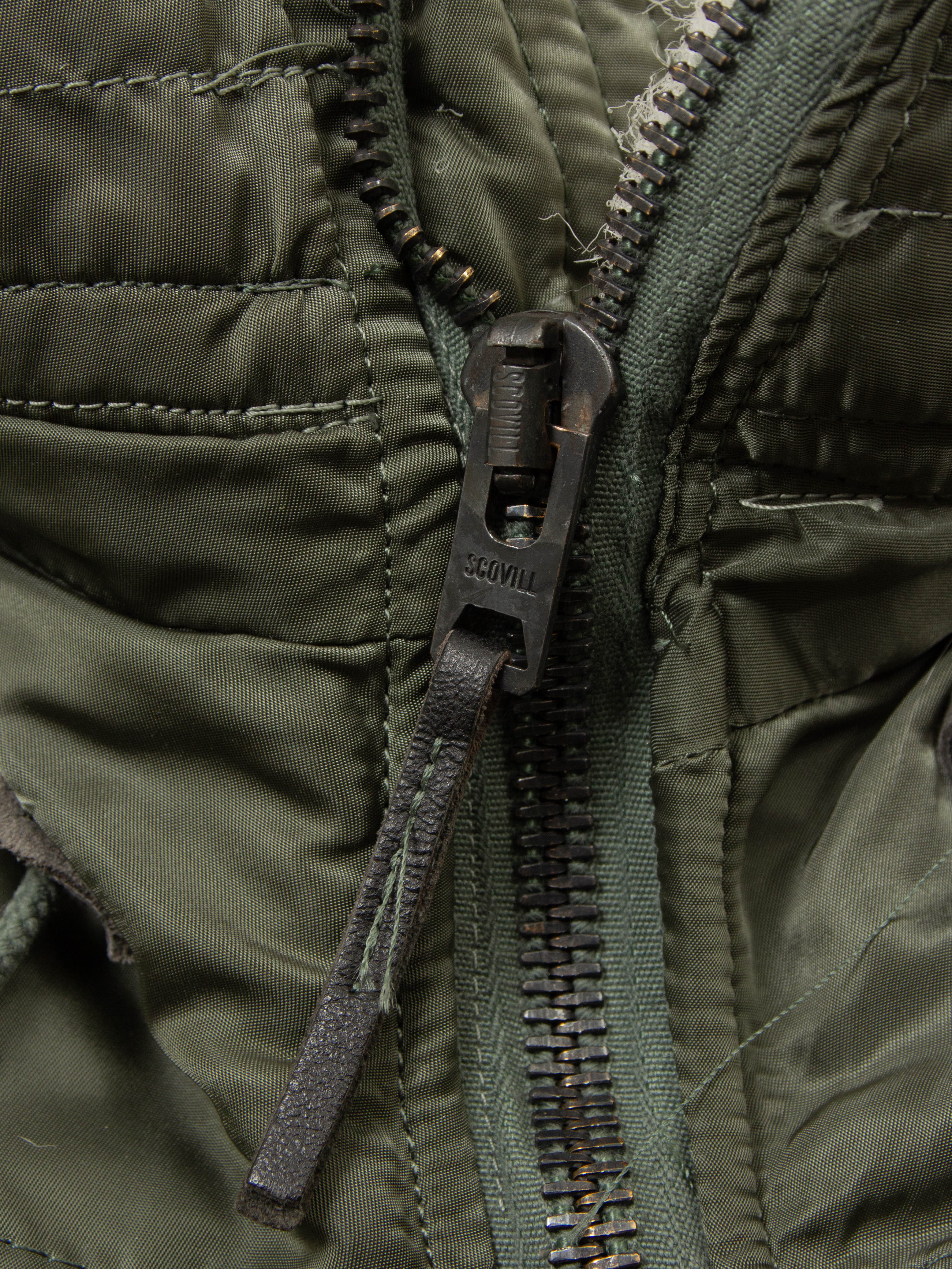 Vtg 1970s USAF N-2B Flight Bomber Jacket (L) - Image 4