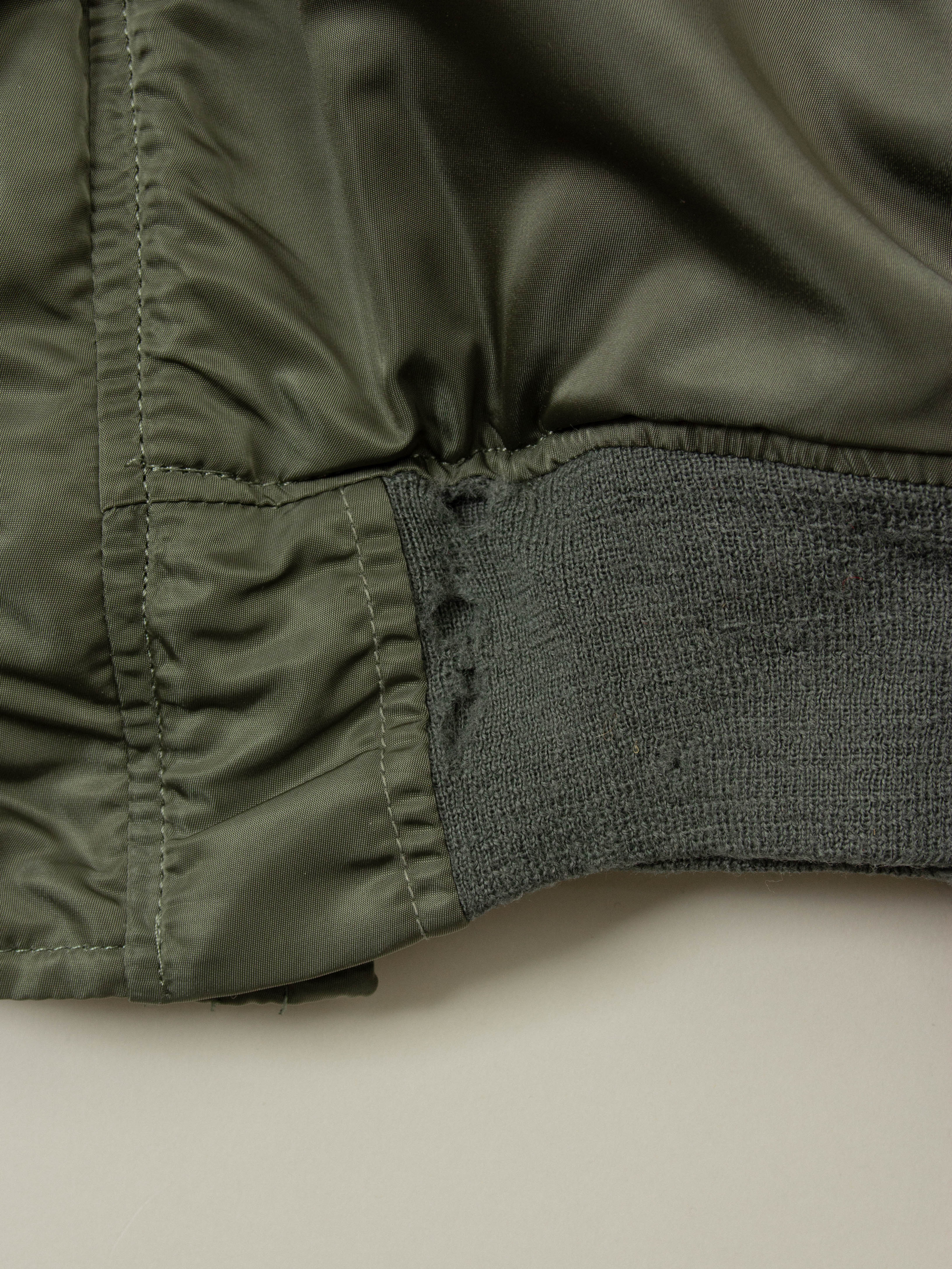 Vtg 1970s USAF N-2B Flight Bomber Jacket (L) - Image 8