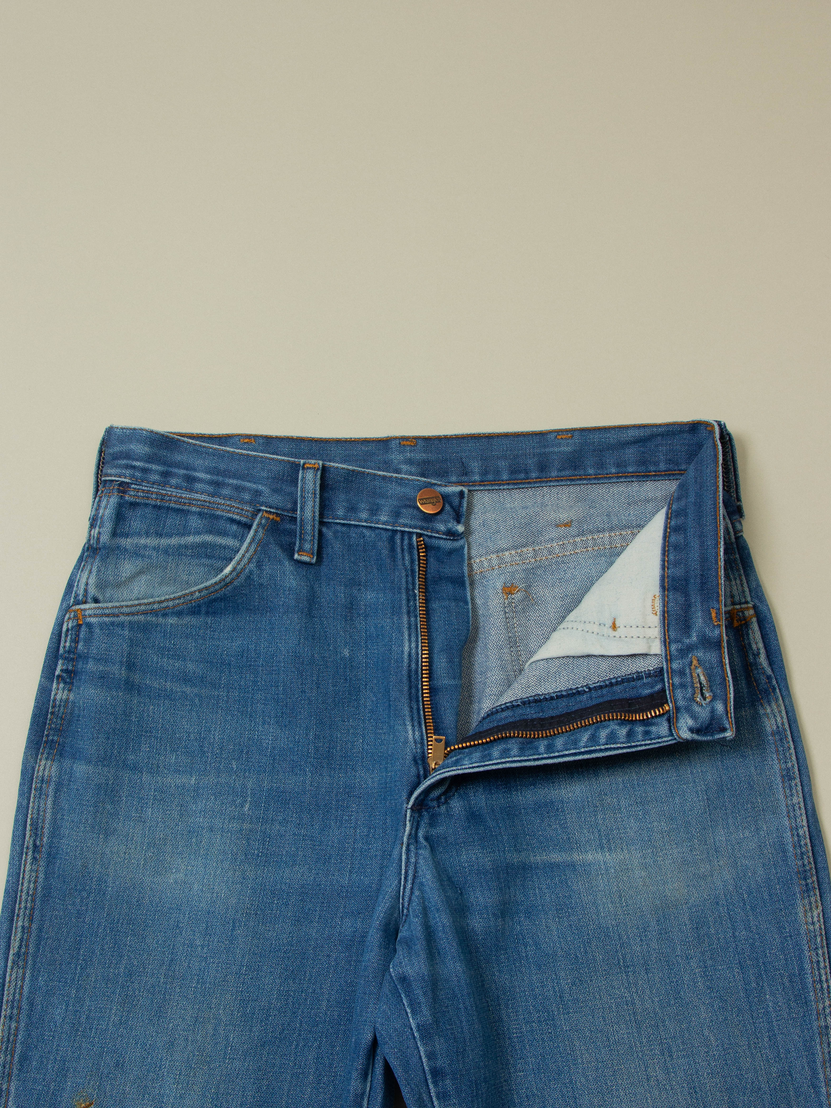Vtg 1970s Wrangler Bootcut Jeans - Made in USA (30x32) - Image 2