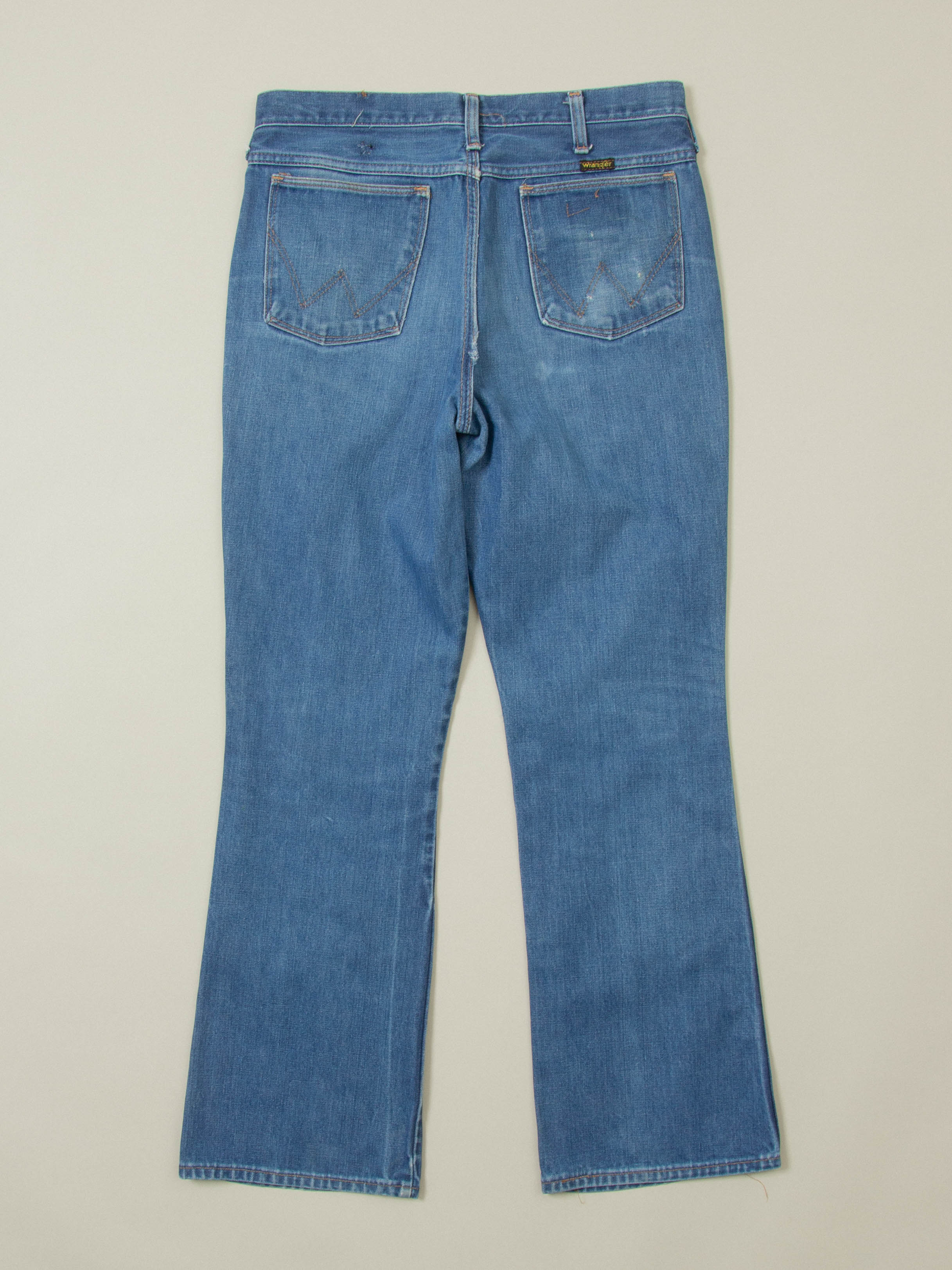 Vtg 1970s Wrangler Bootcut Jeans - Made in USA (32x31) - Image 2