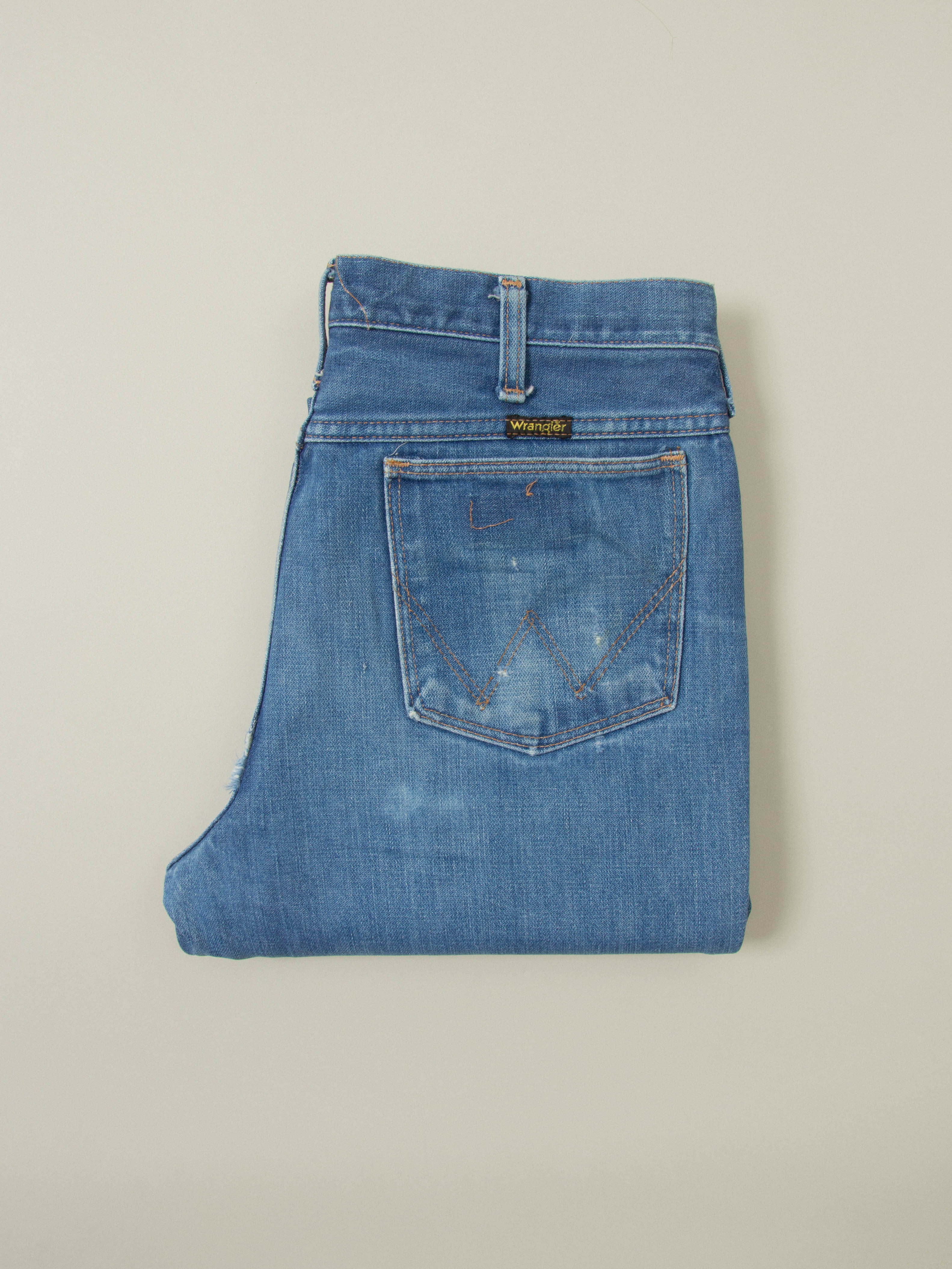 Vtg 1970s Wrangler Bootcut Jeans - Made in USA (32x31) - Image 8