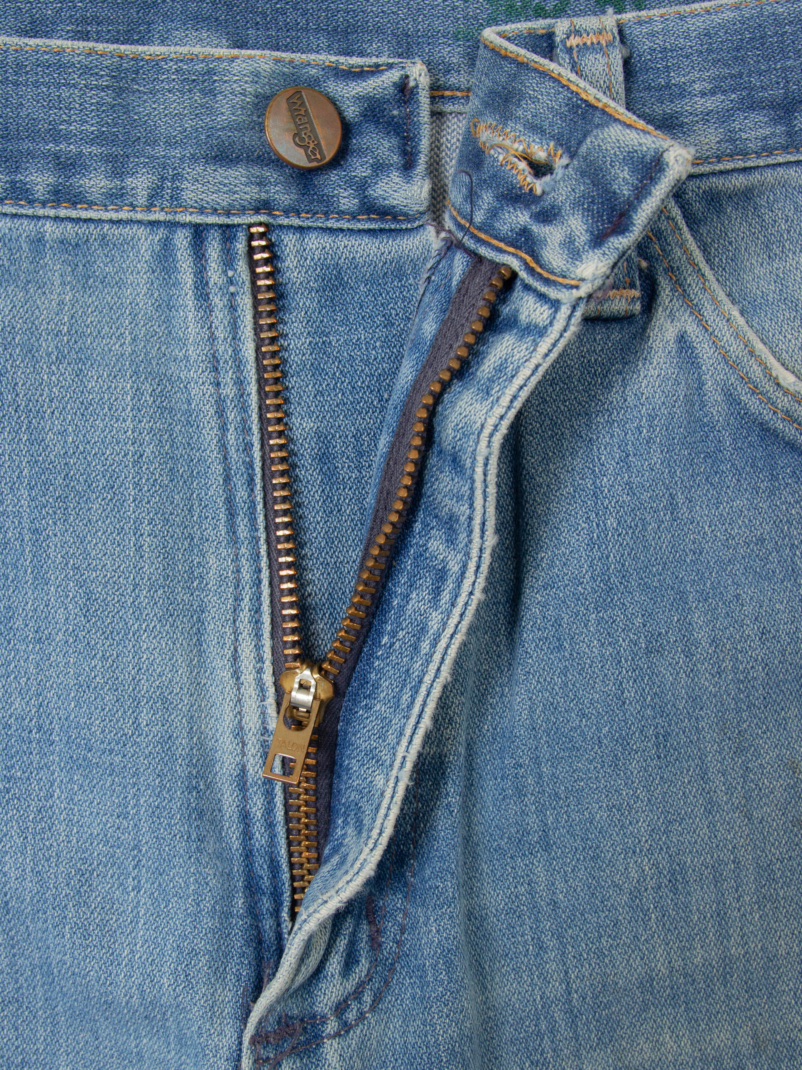 Vtg 1970s Wrangler Bootcut Jeans – Made in USA (34x31) - Image 3