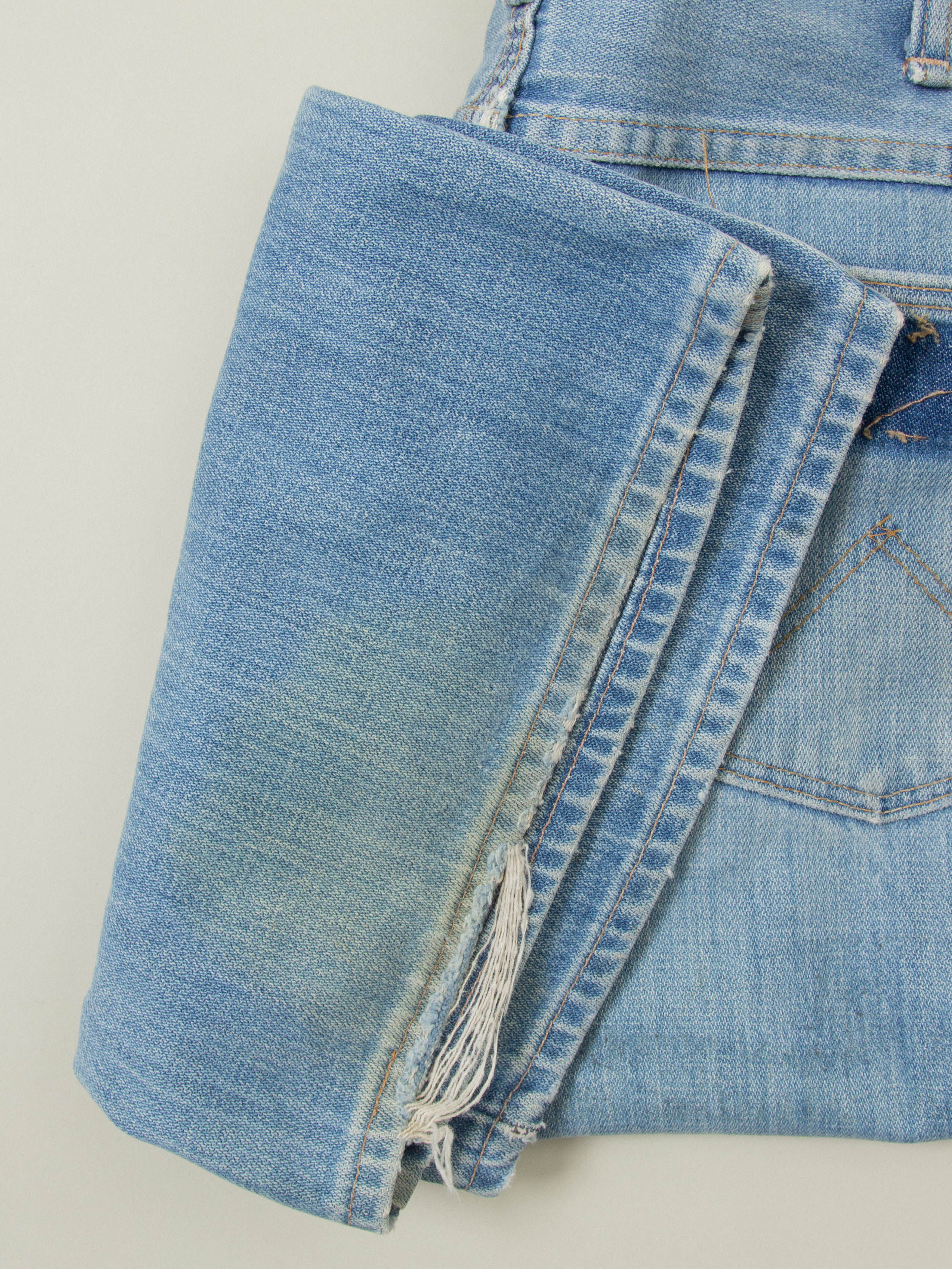 Vtg 1970s Wrangler Bootcut Jeans – Made in USA (34x31) - Image 9