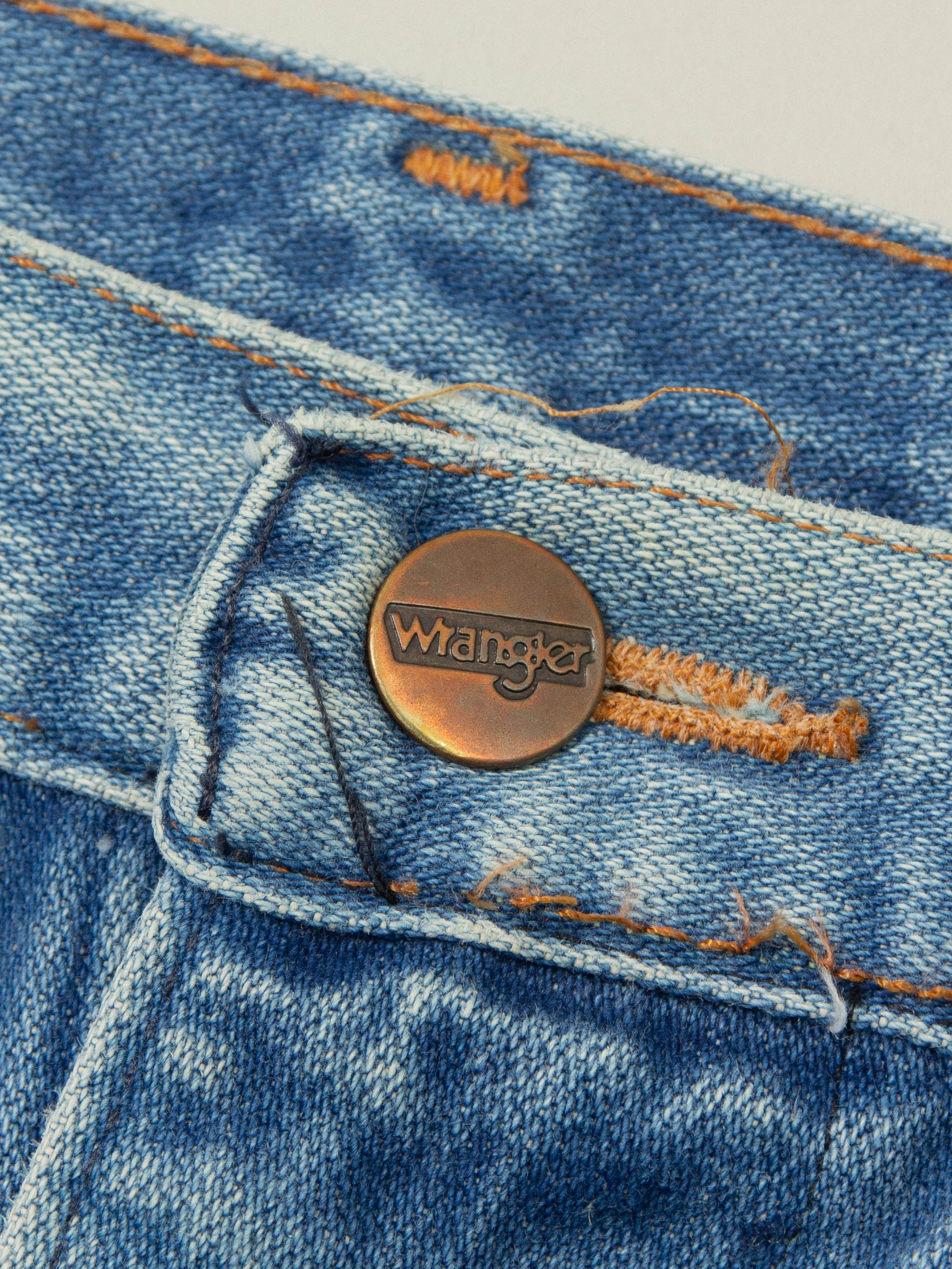 Vtg 1970s Wrangler Bootcut Jeans - Made in USA (34x31) - Image 4